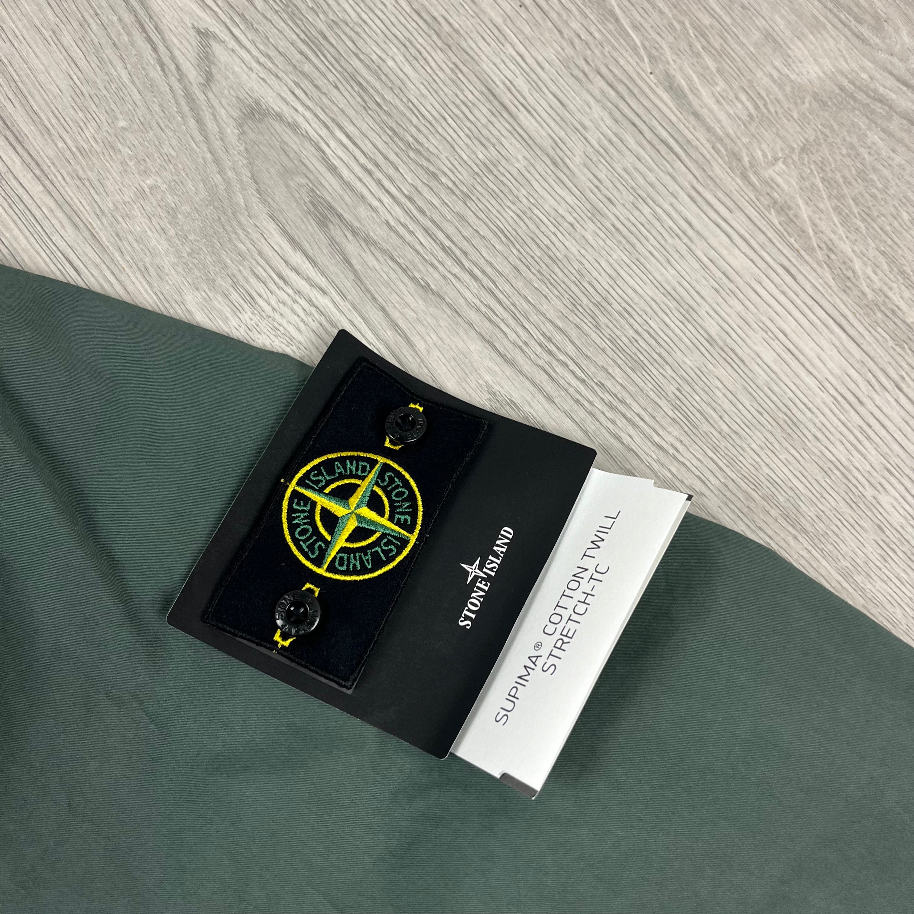 Stone Island Hooded Overshirt - Musk