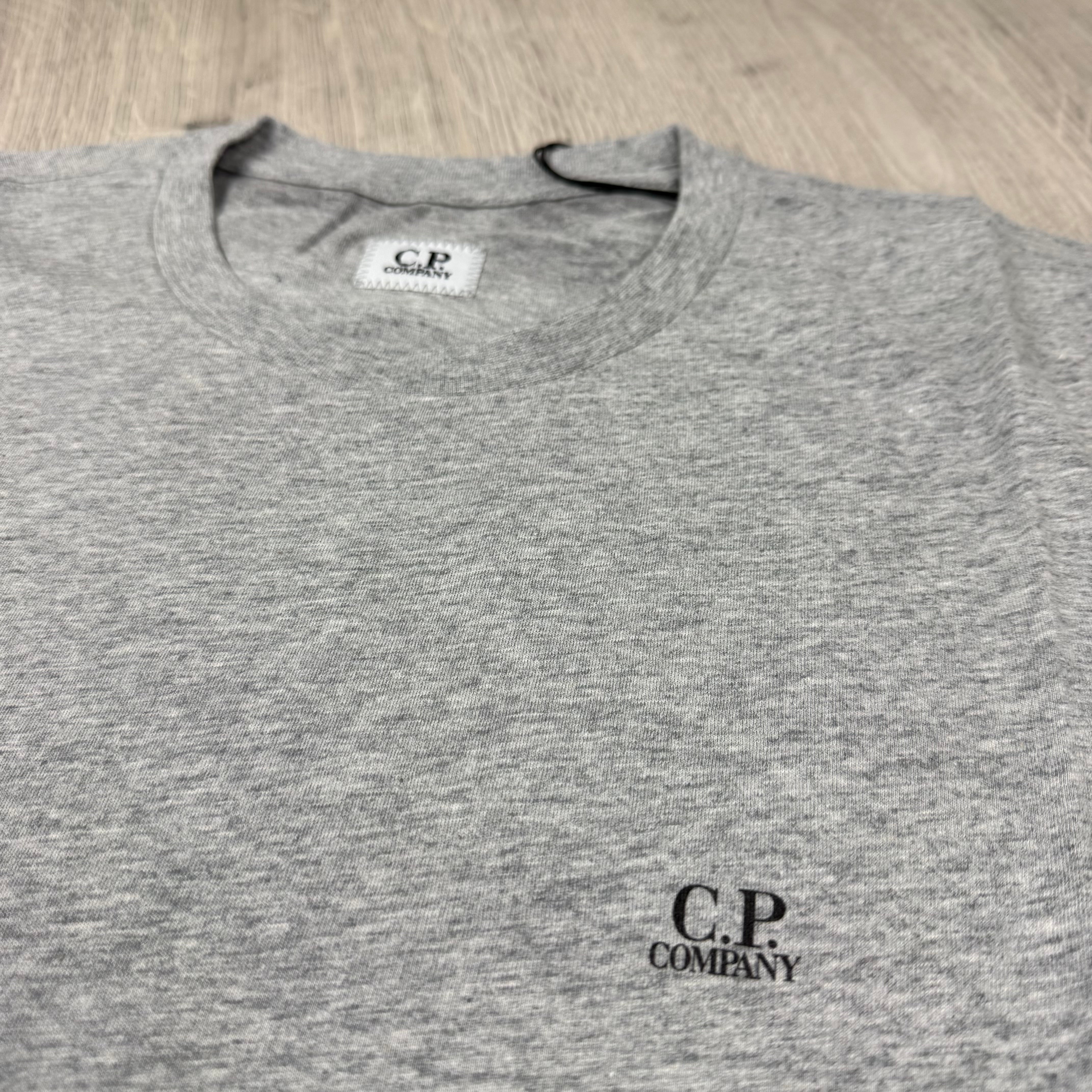 CP Company Goggle T-Shirt - Grey Melange
