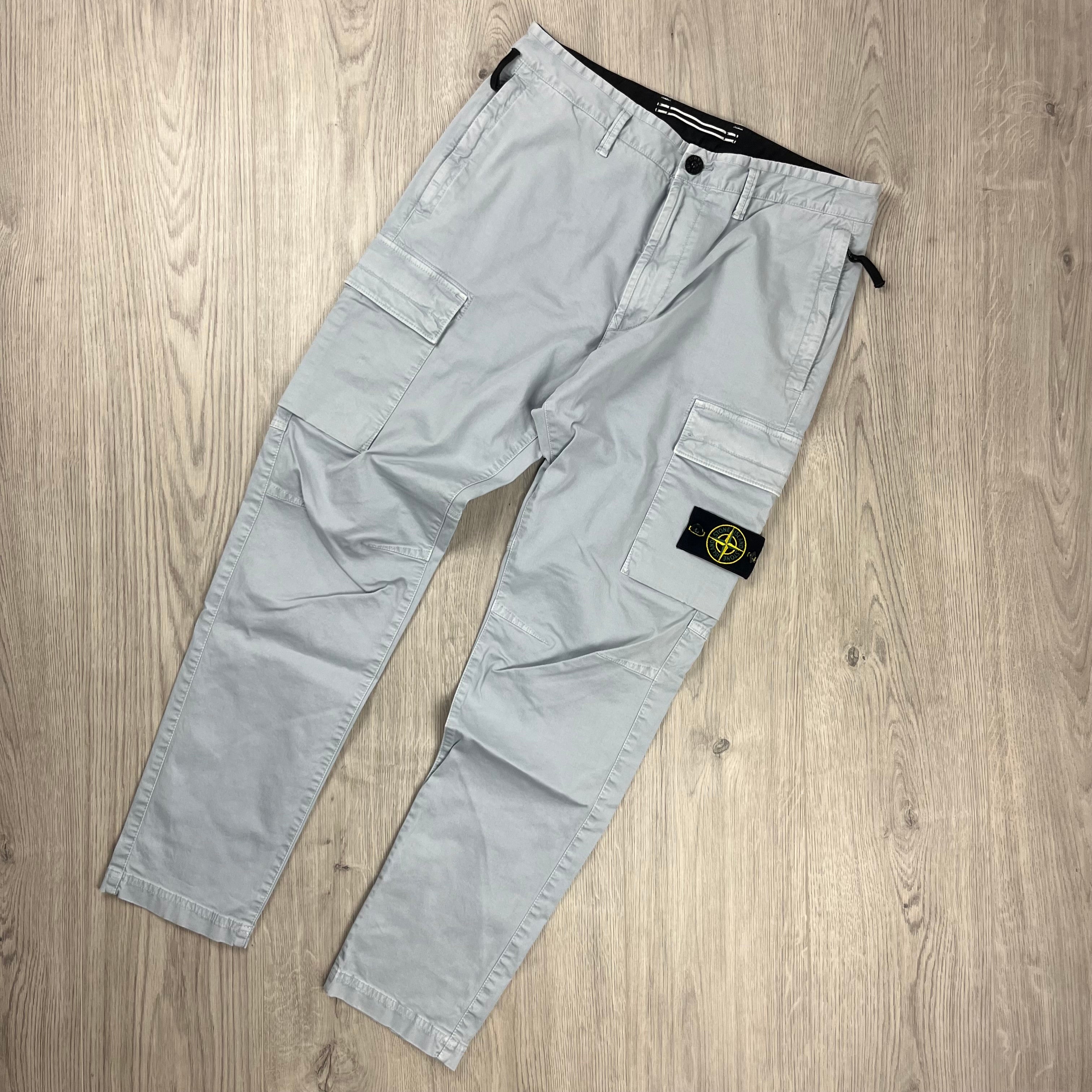 Stone Island Cargo Trousers - Sky Blue