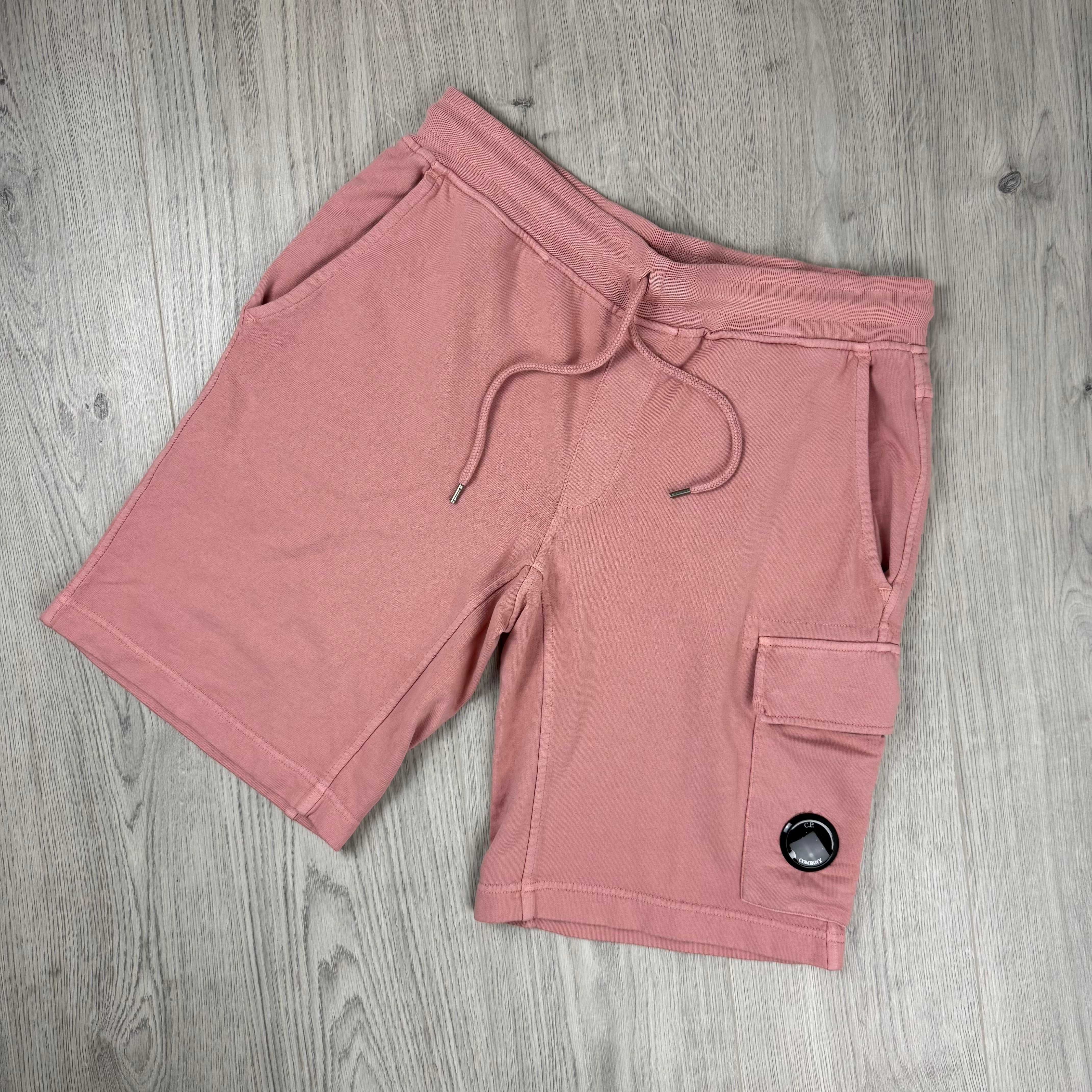 CP Company Jersey Shorts - Pale Mauve