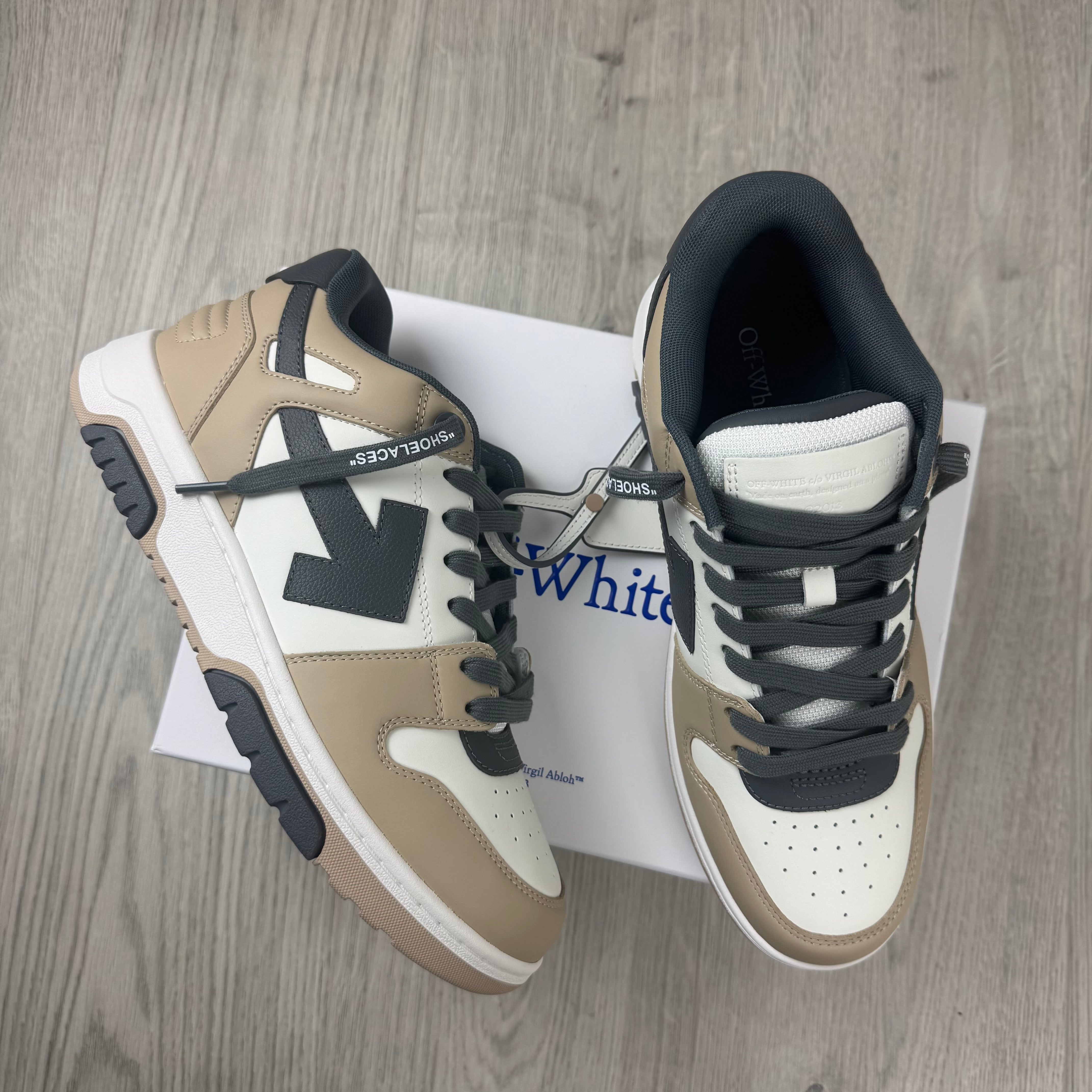 Off-White 'Out Of Office' Sneakers - Beige