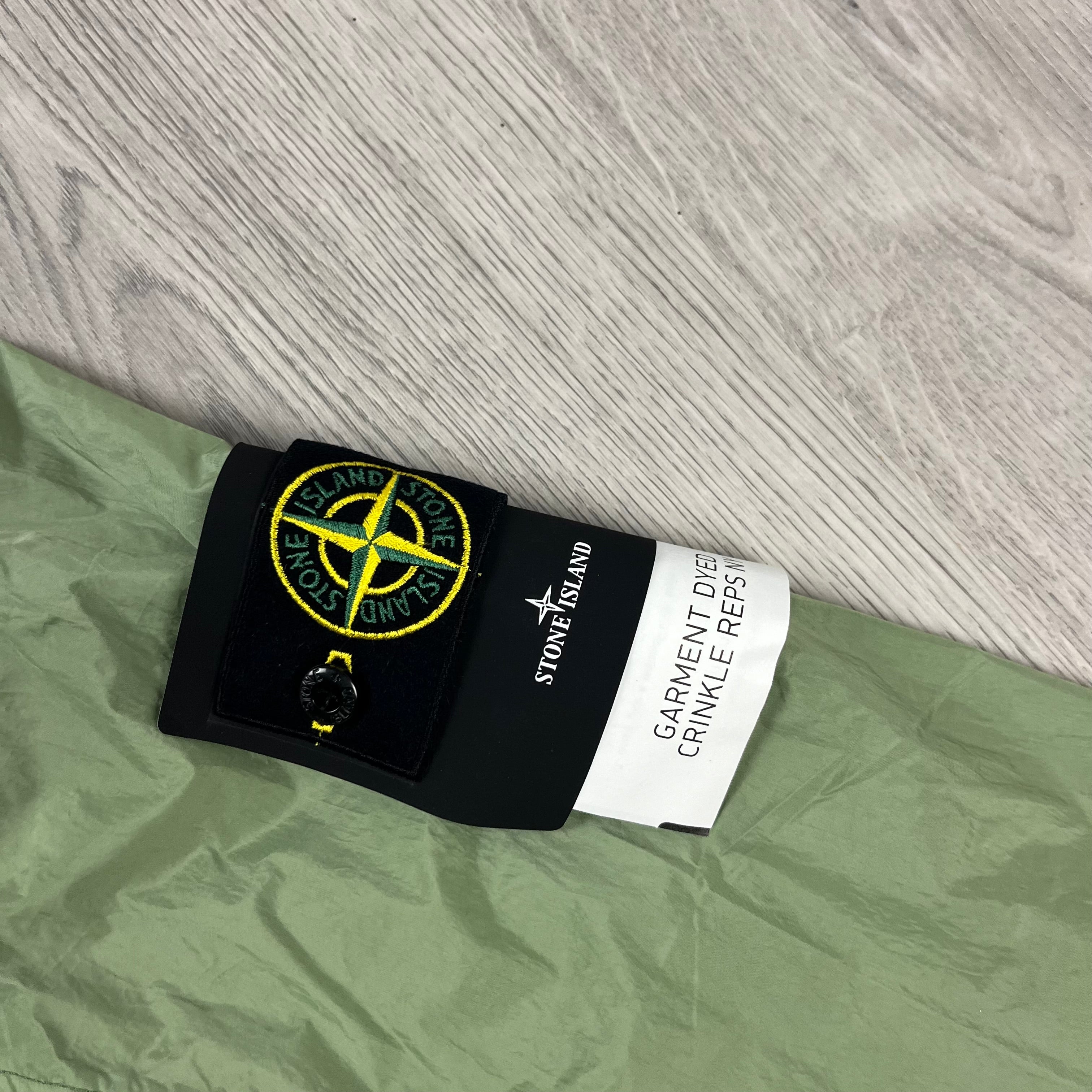 Stone Island Crinkle Reps Jacket - Sage Green