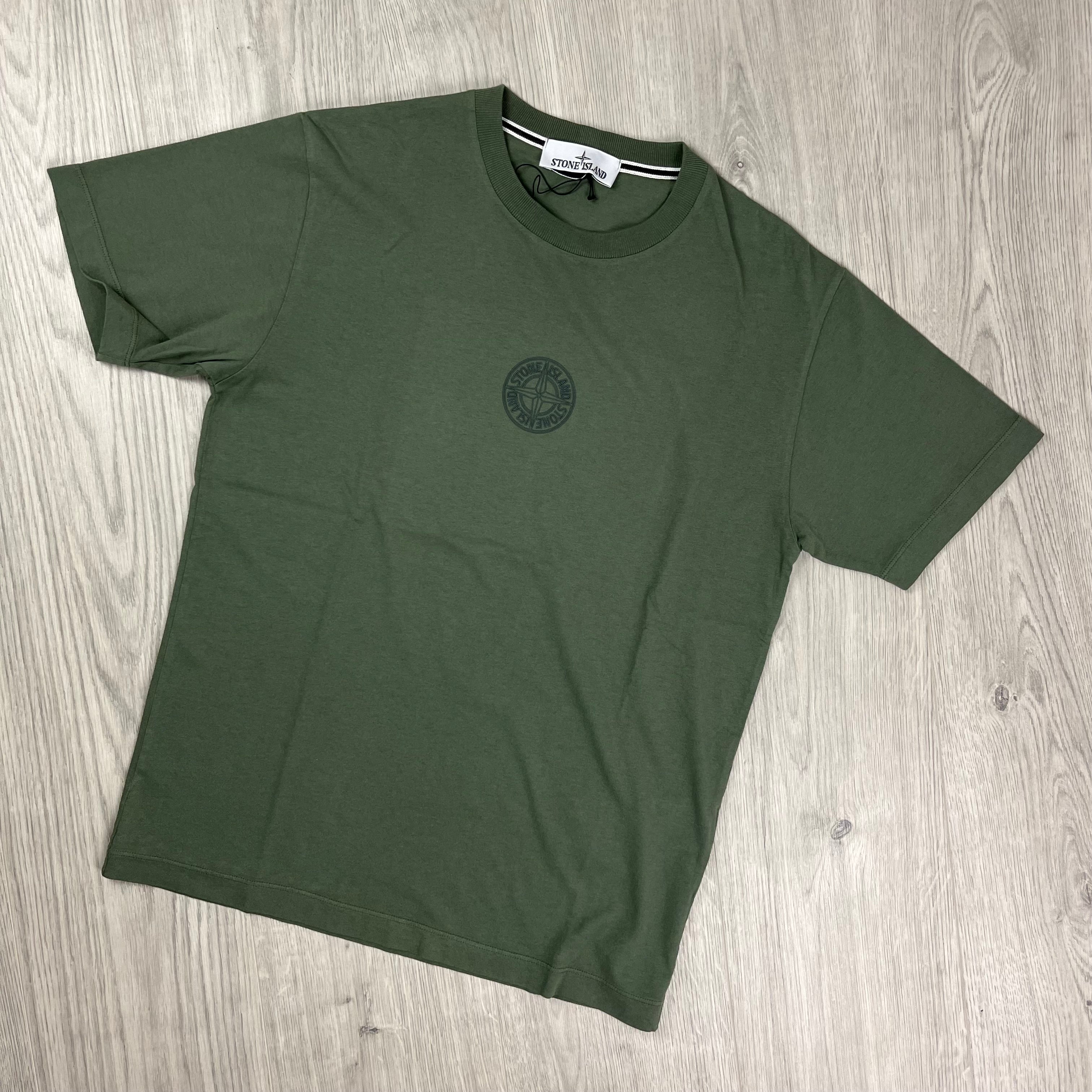 Stone Island Printed T-Shirt - Musk