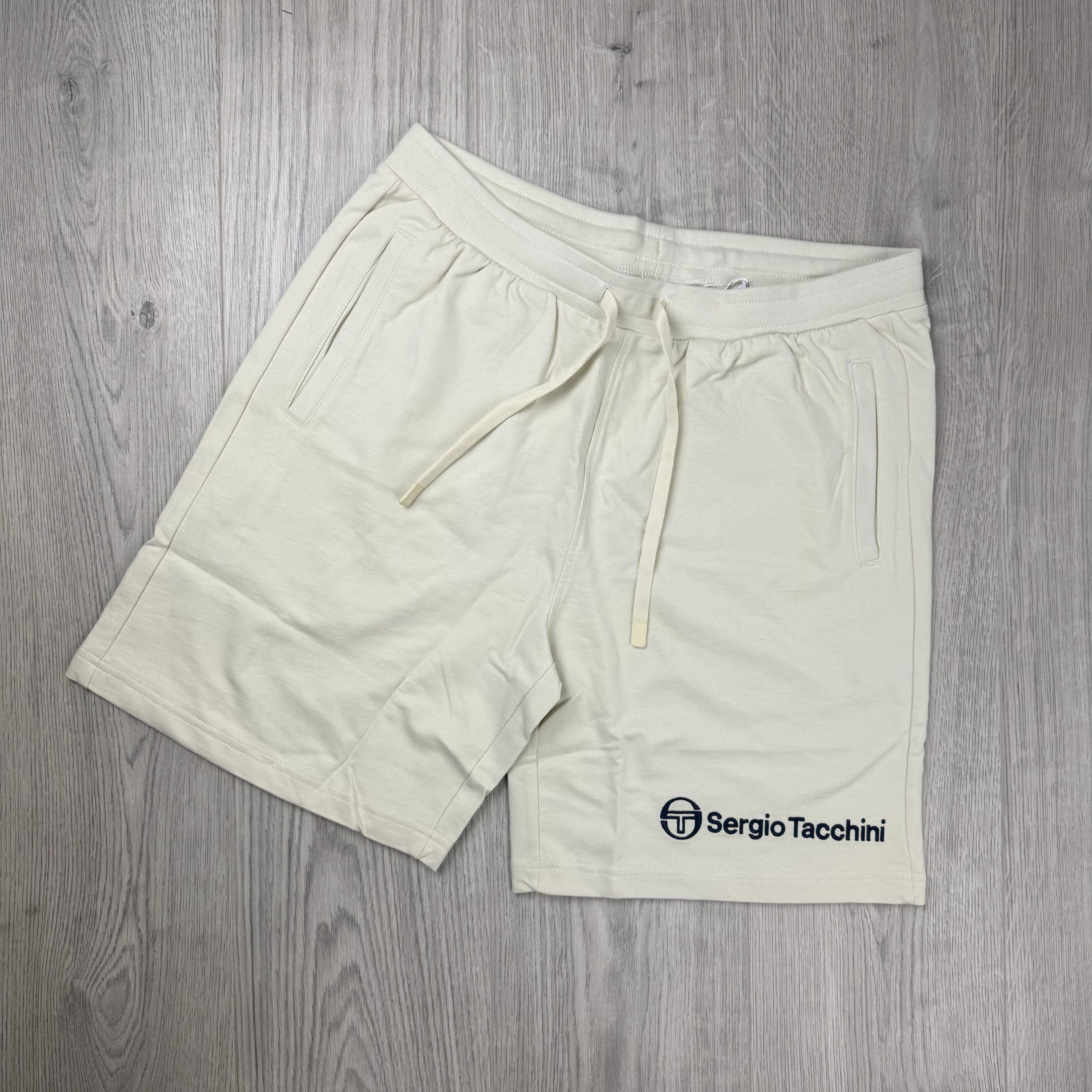 Sergio Tacchini 'Asis' Jersey Shorts - Pearled Ivory