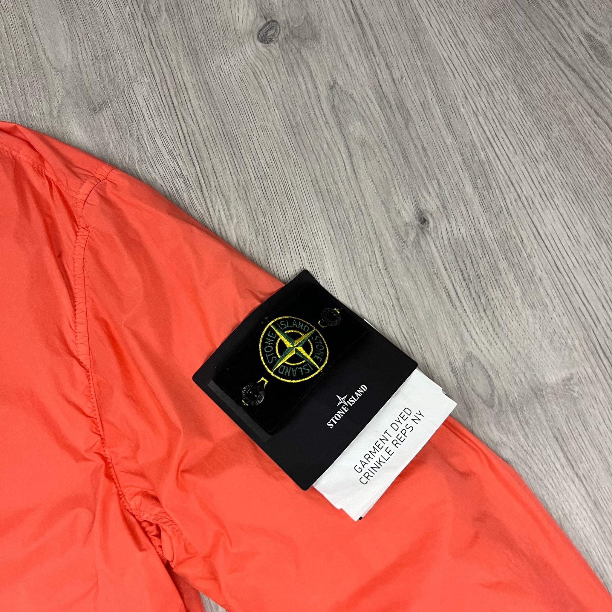 Stone Island Crinkle Reps Jacket - Coral