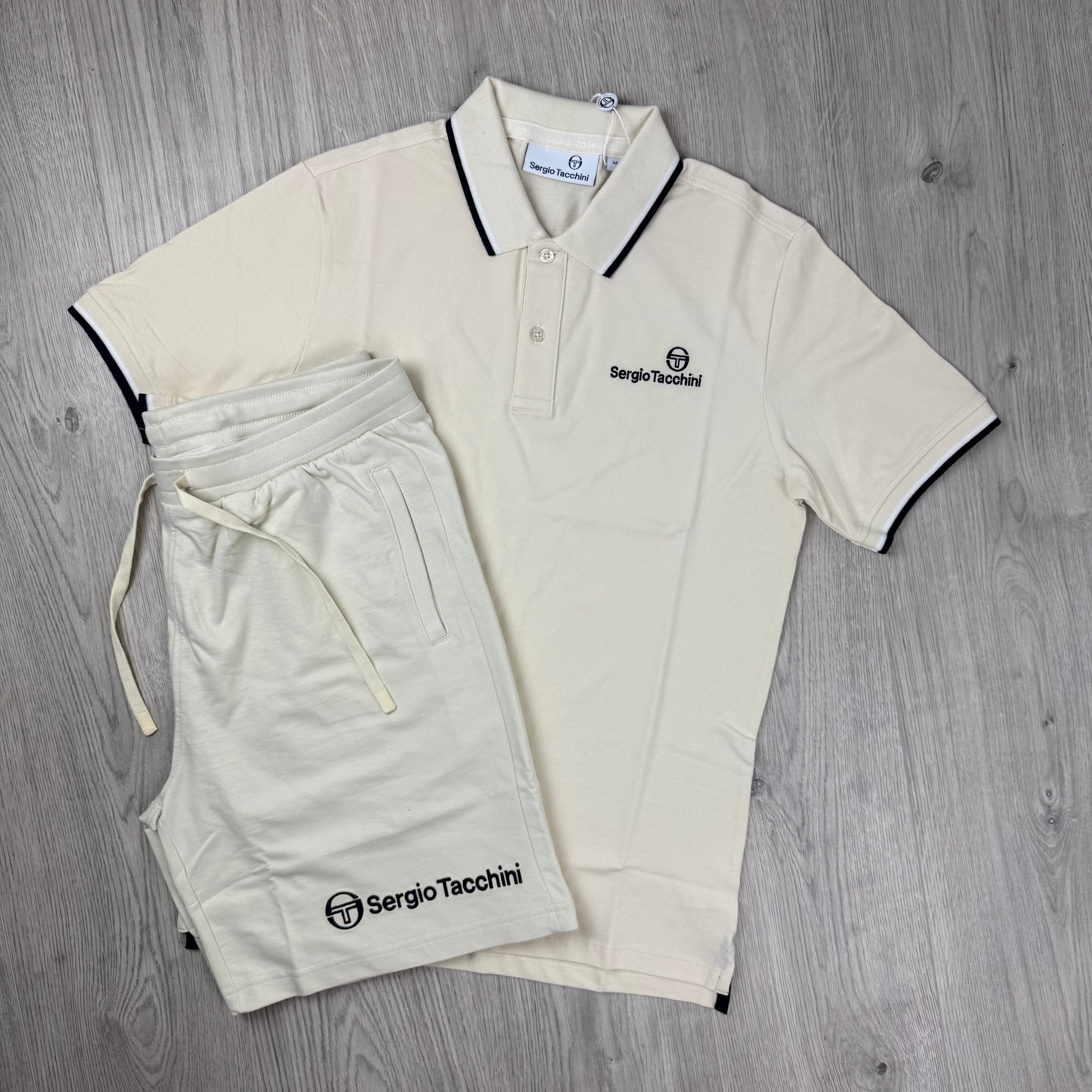 Sergio Tacchini 'Reed Co' Set - Pearl Ivory