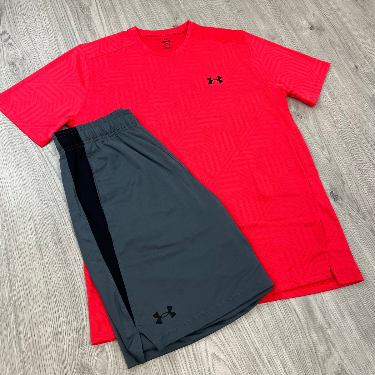 Under Armour Set - Red/Grey