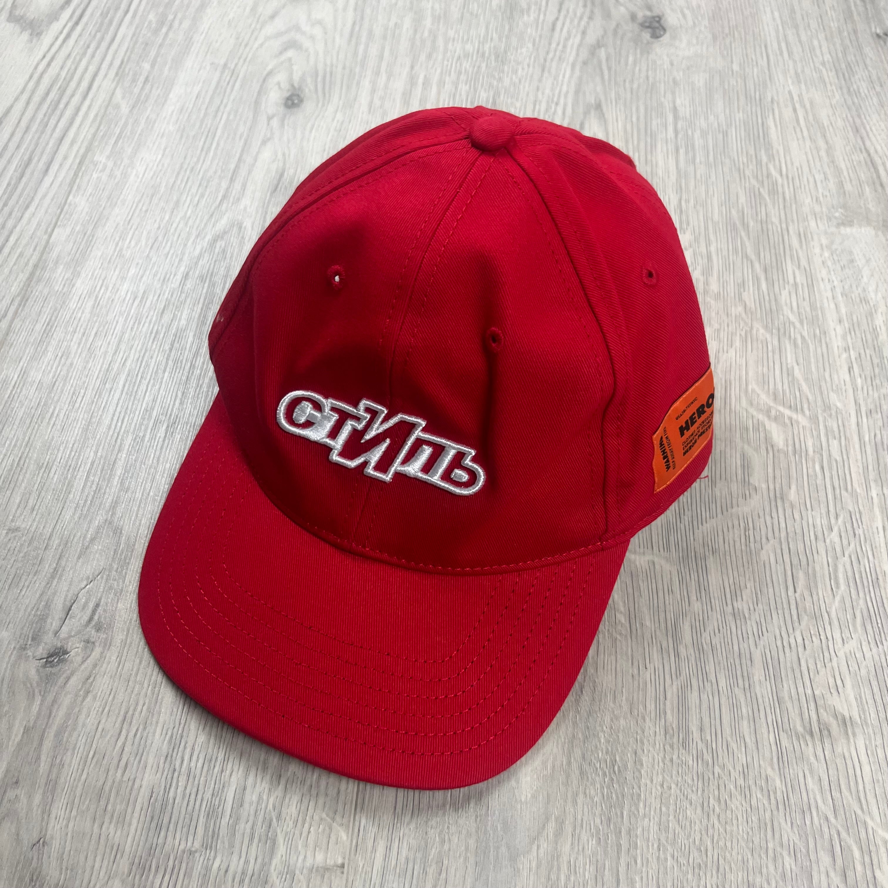 Heron Preston Baseball Cap - Red