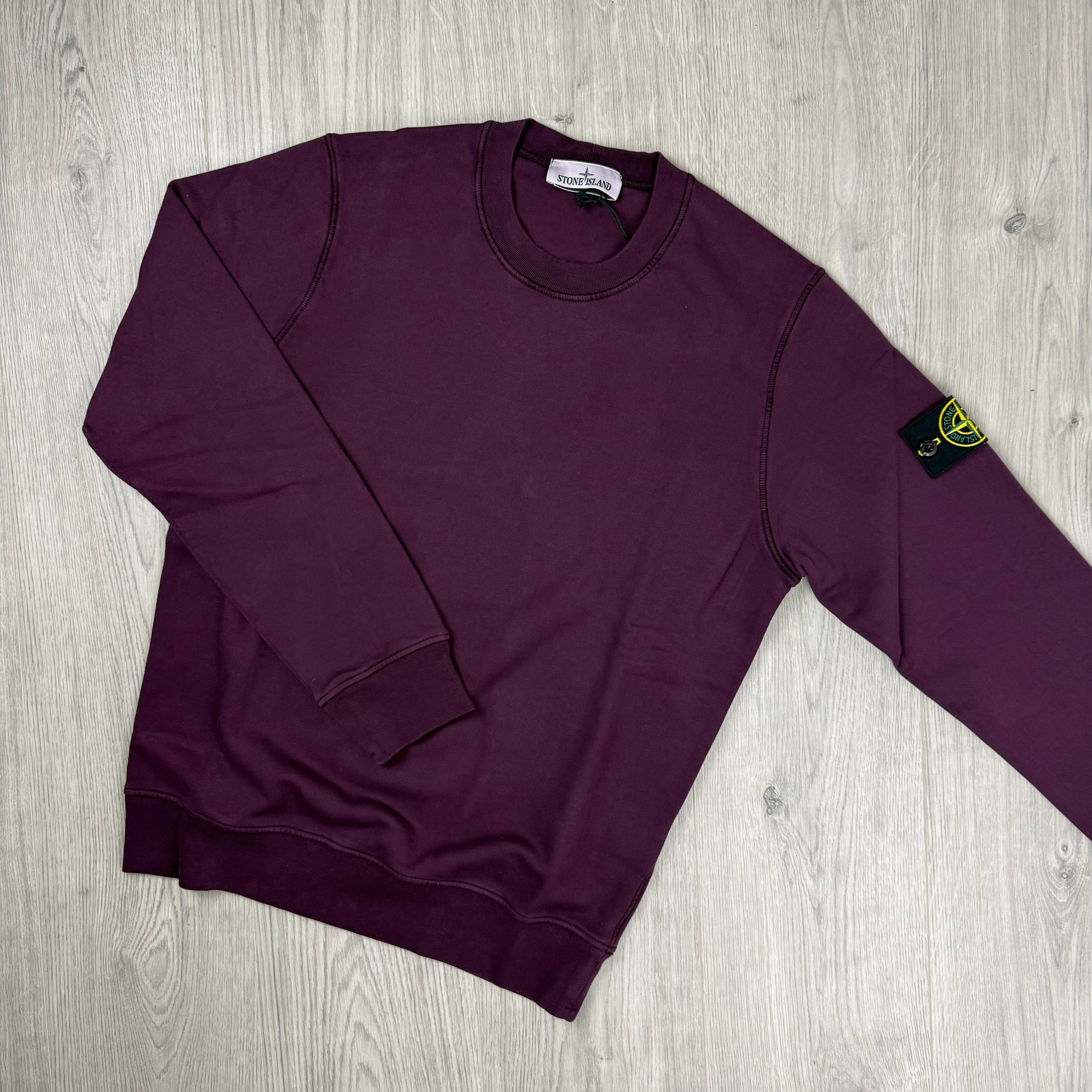 Stone Island Dyed Sweatshirt - Amaranth