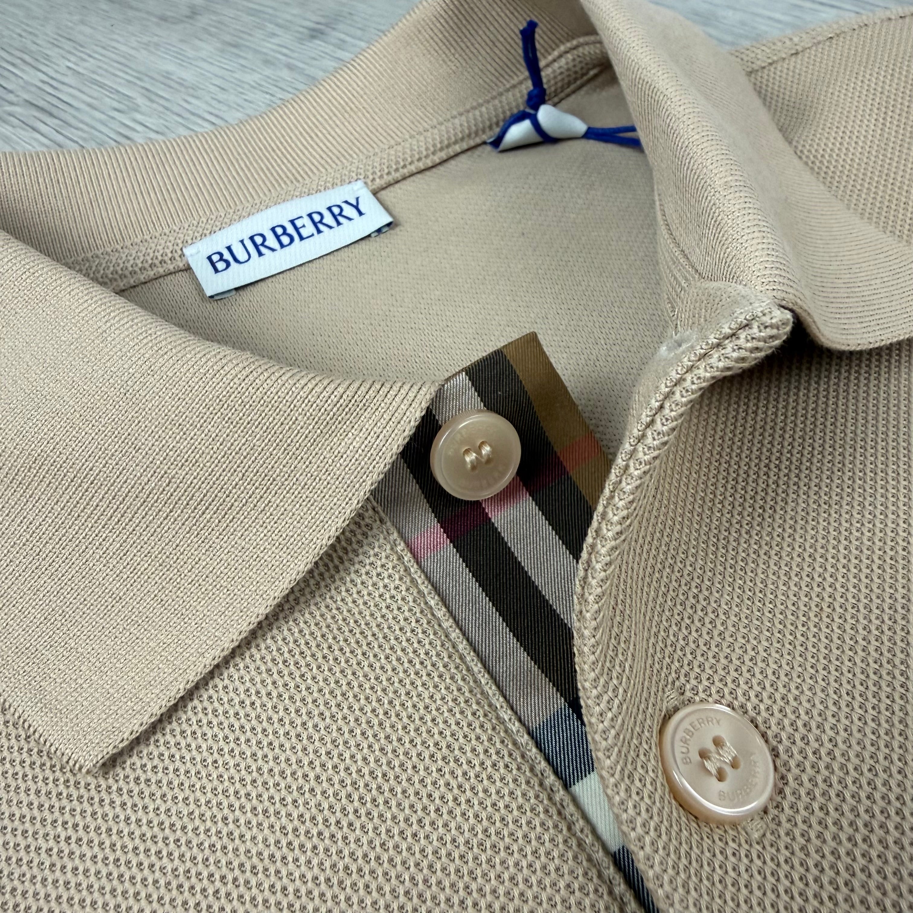 Burberry 'Hartford' Polo Shirt - Soft Fawn