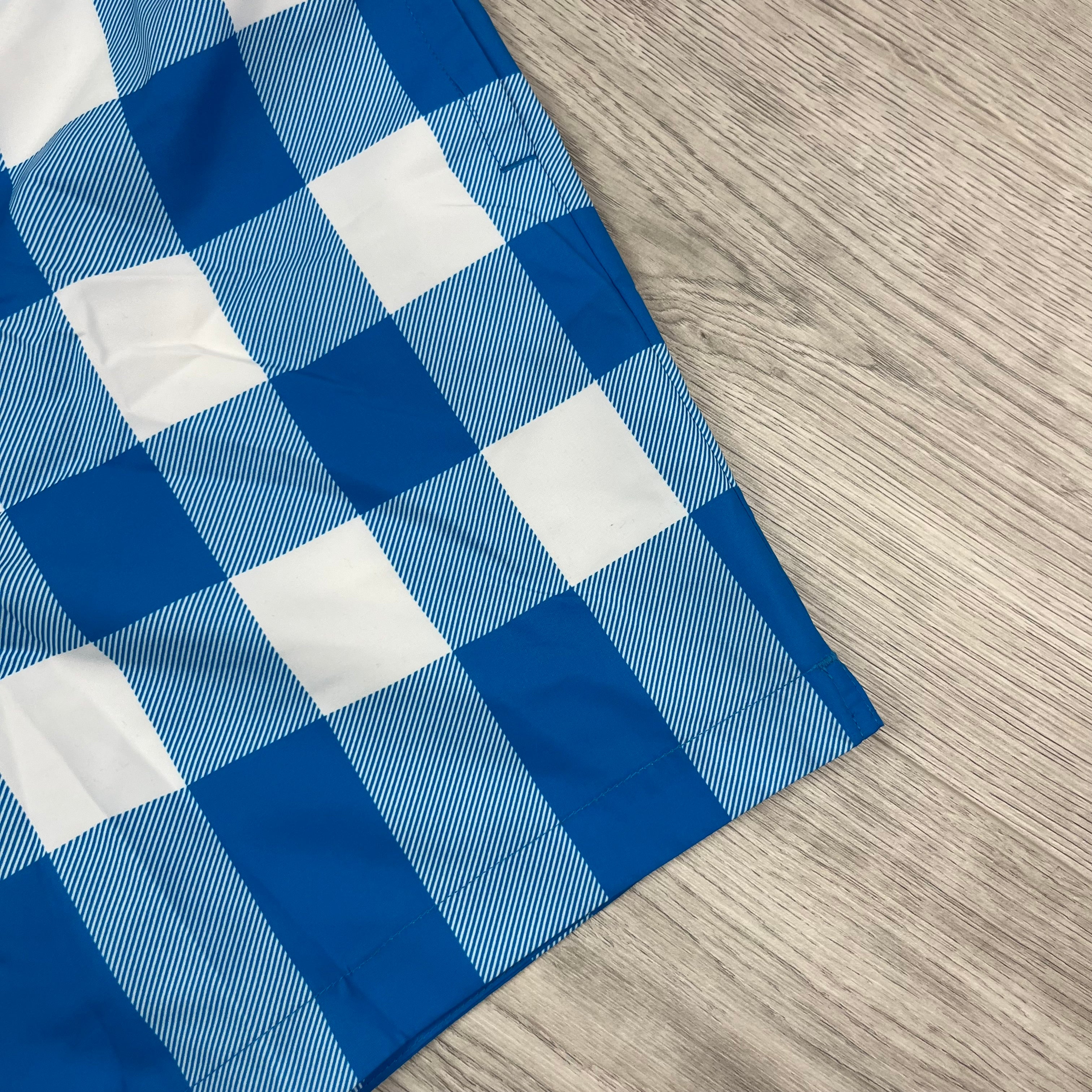 Burberry Check Swim Shorts - Blue