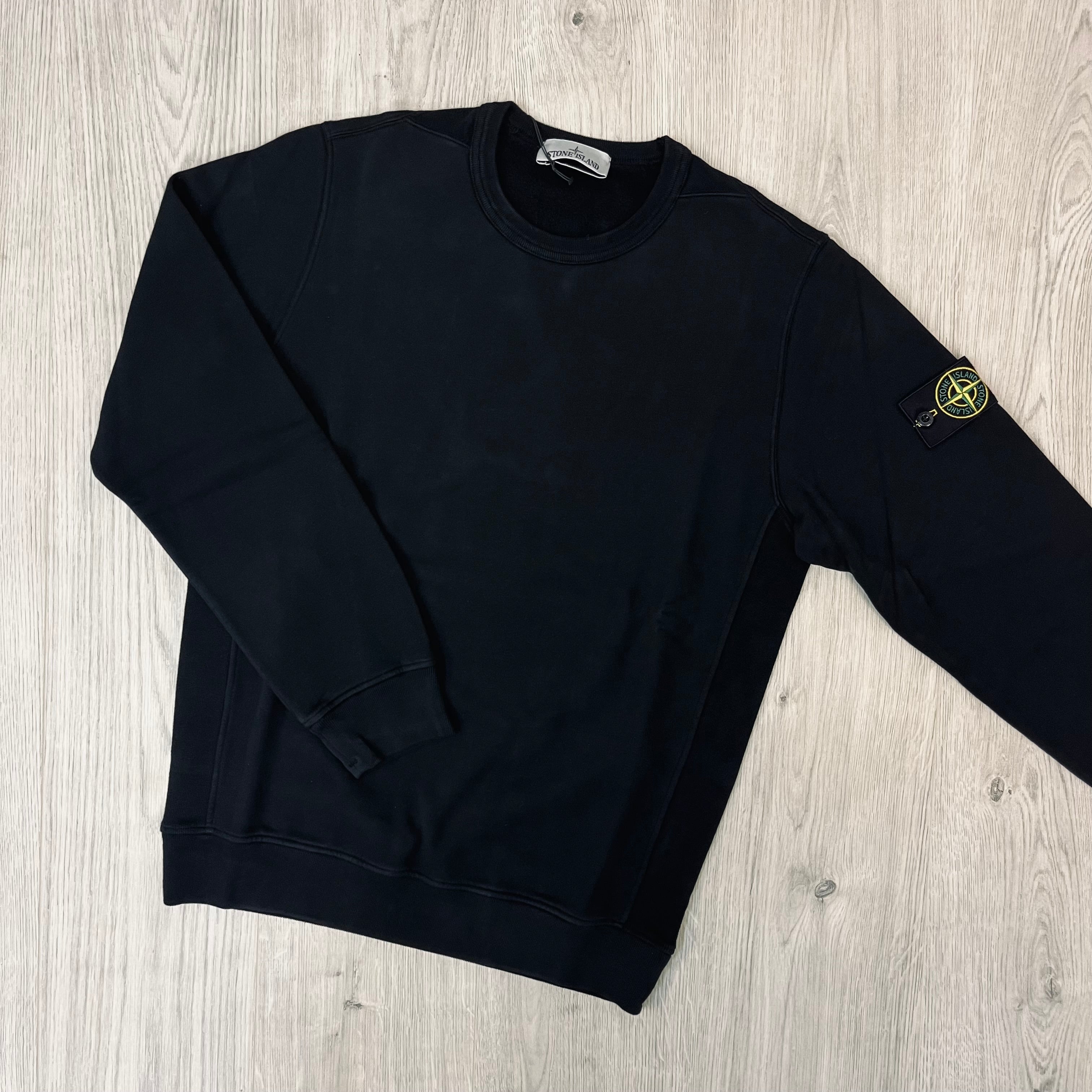 Stone Island Dyed Sweatshirt - Black