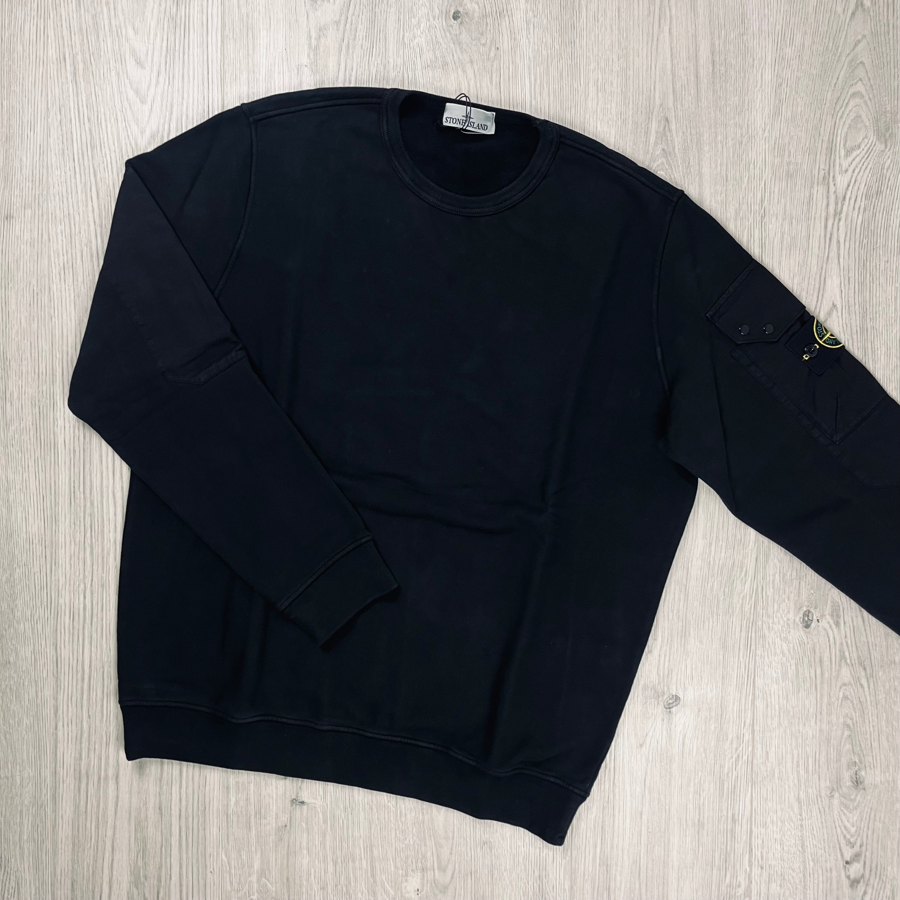 Stone Island Dyed Sweatshirt - Black