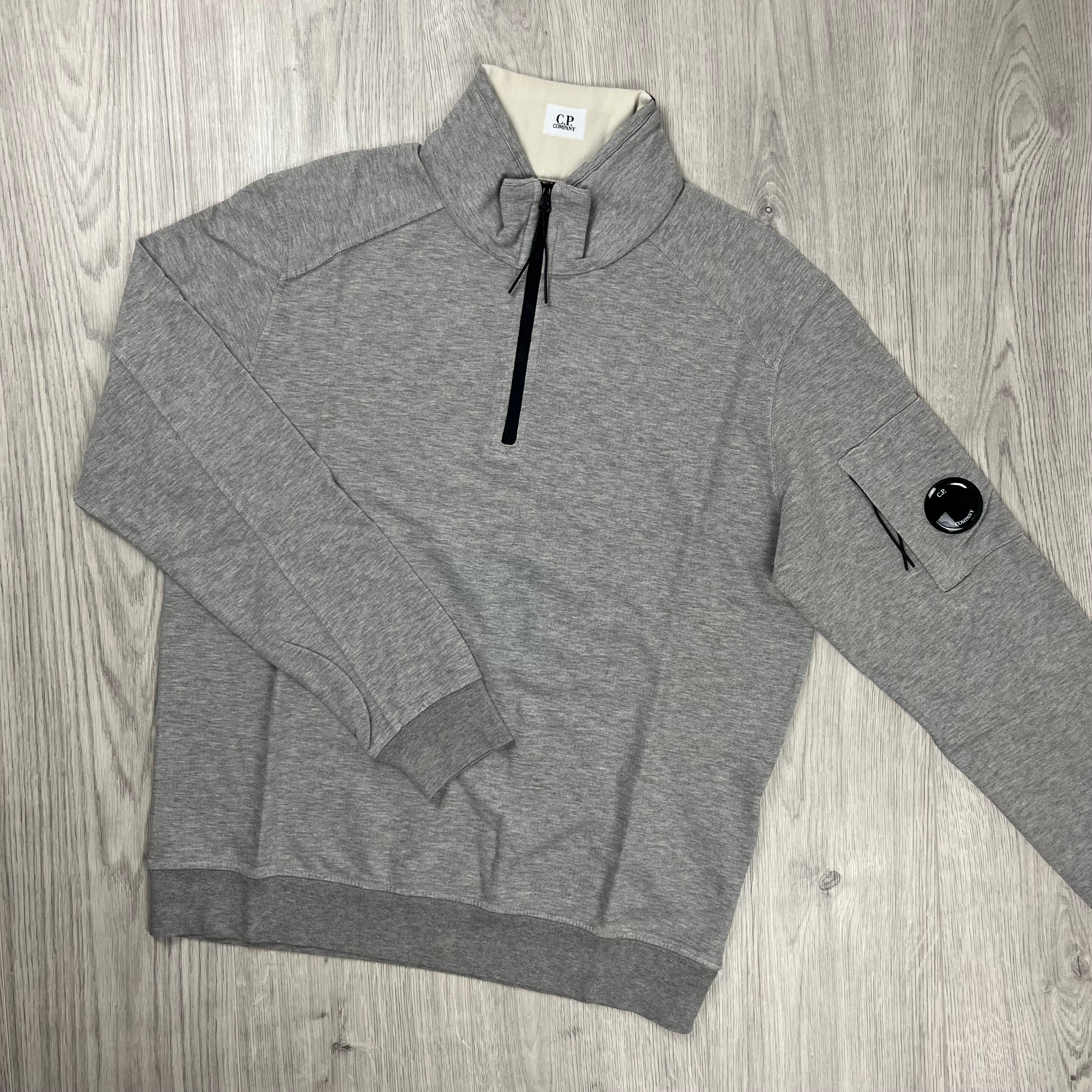 CP Company Zip Fleece - Grey