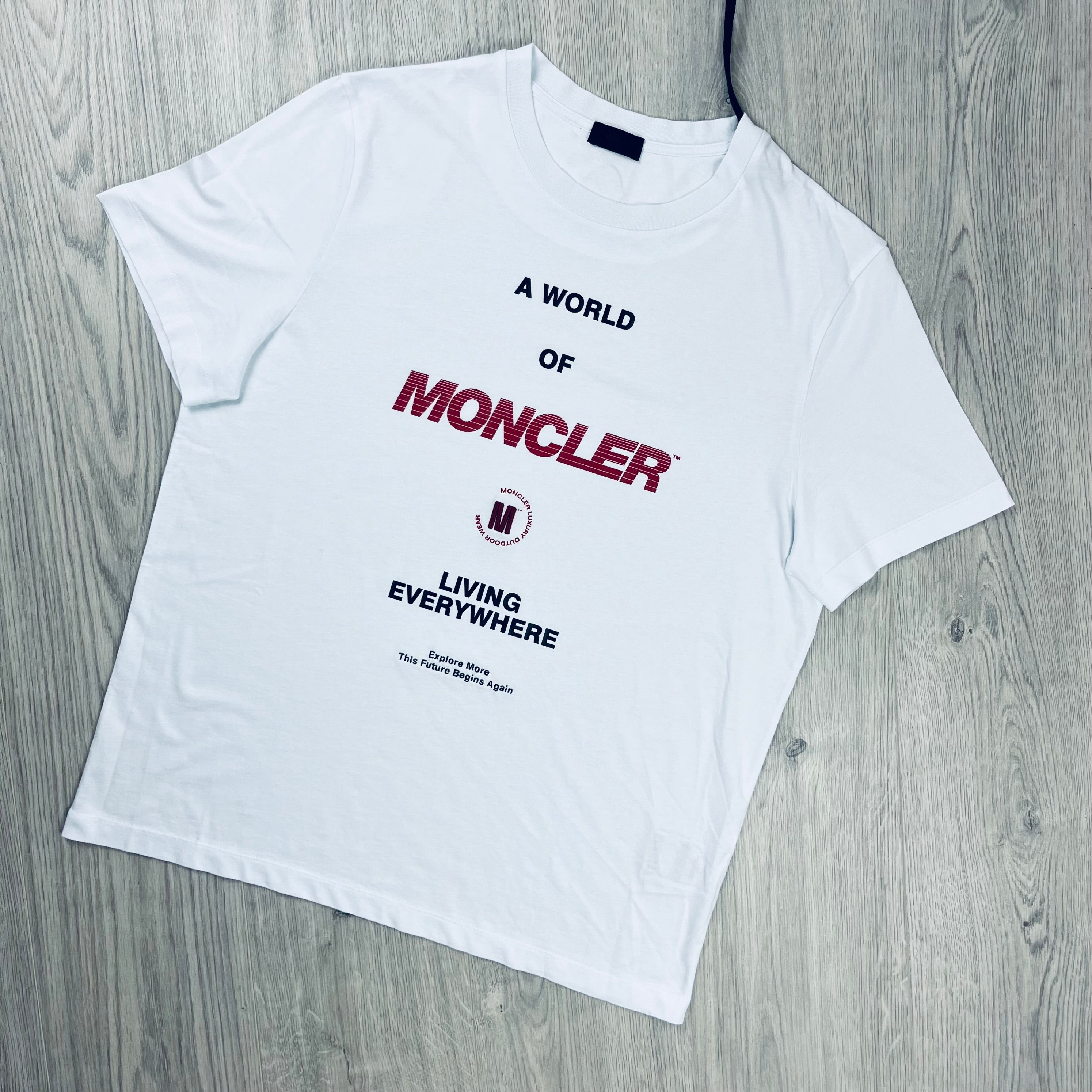 Moncler Printed T-Shirt - White