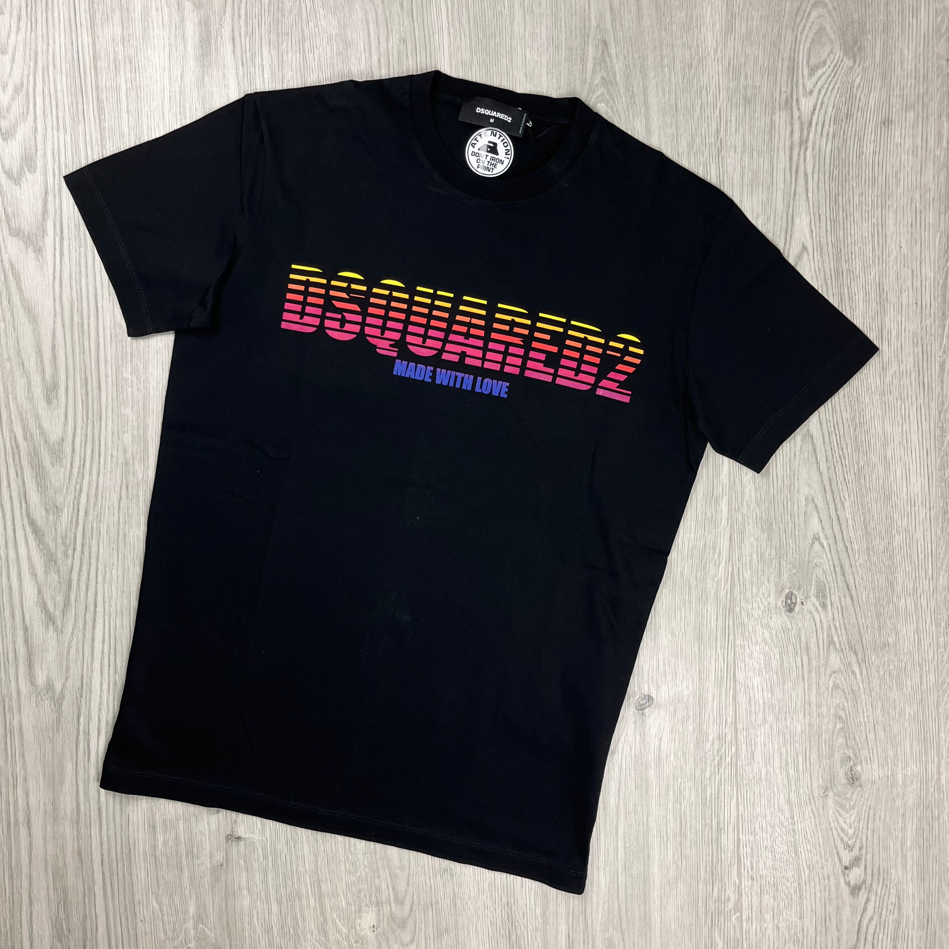 DSQUARED2 Printed T-Shirt - Black