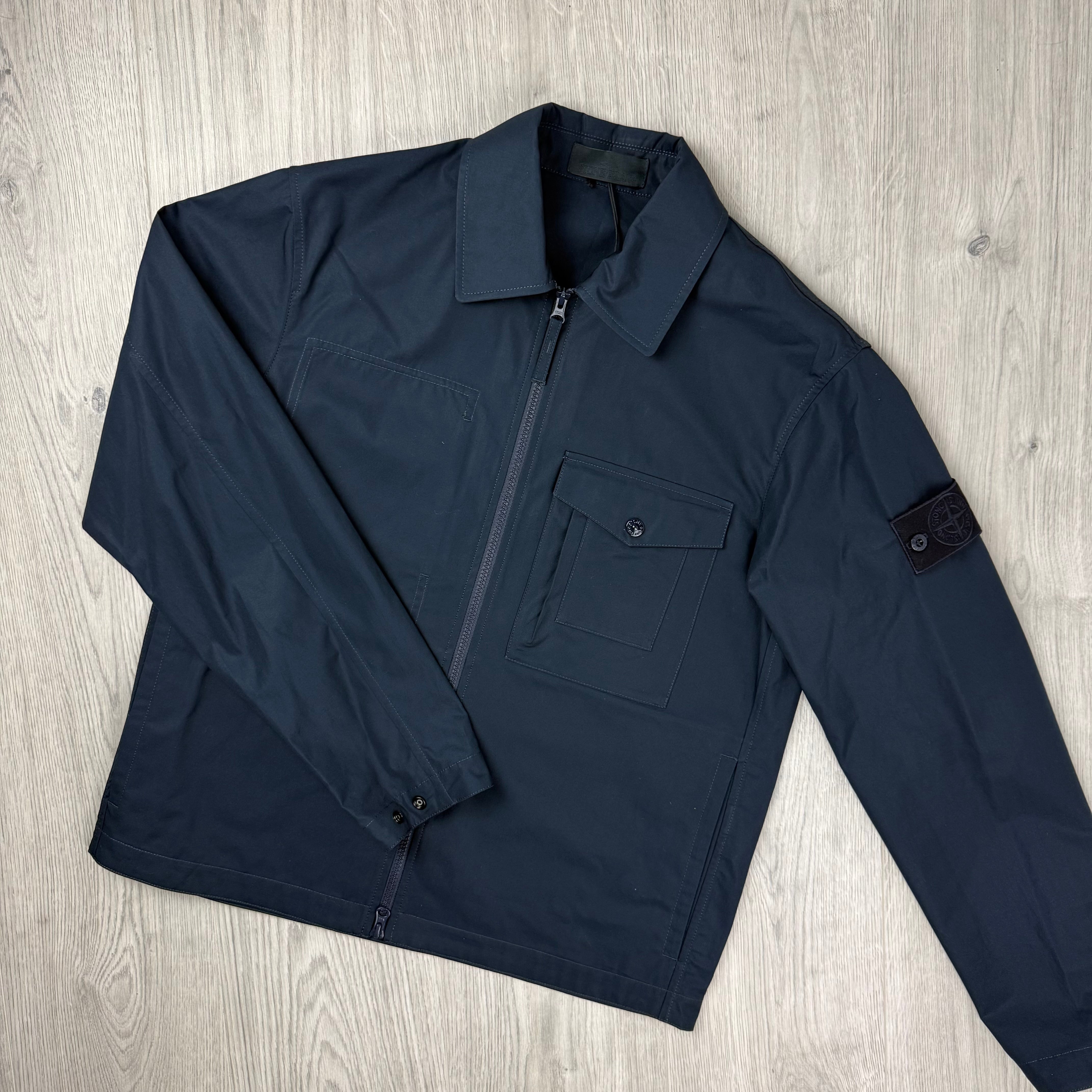 Stone Island Ghost Overshirt - Navy