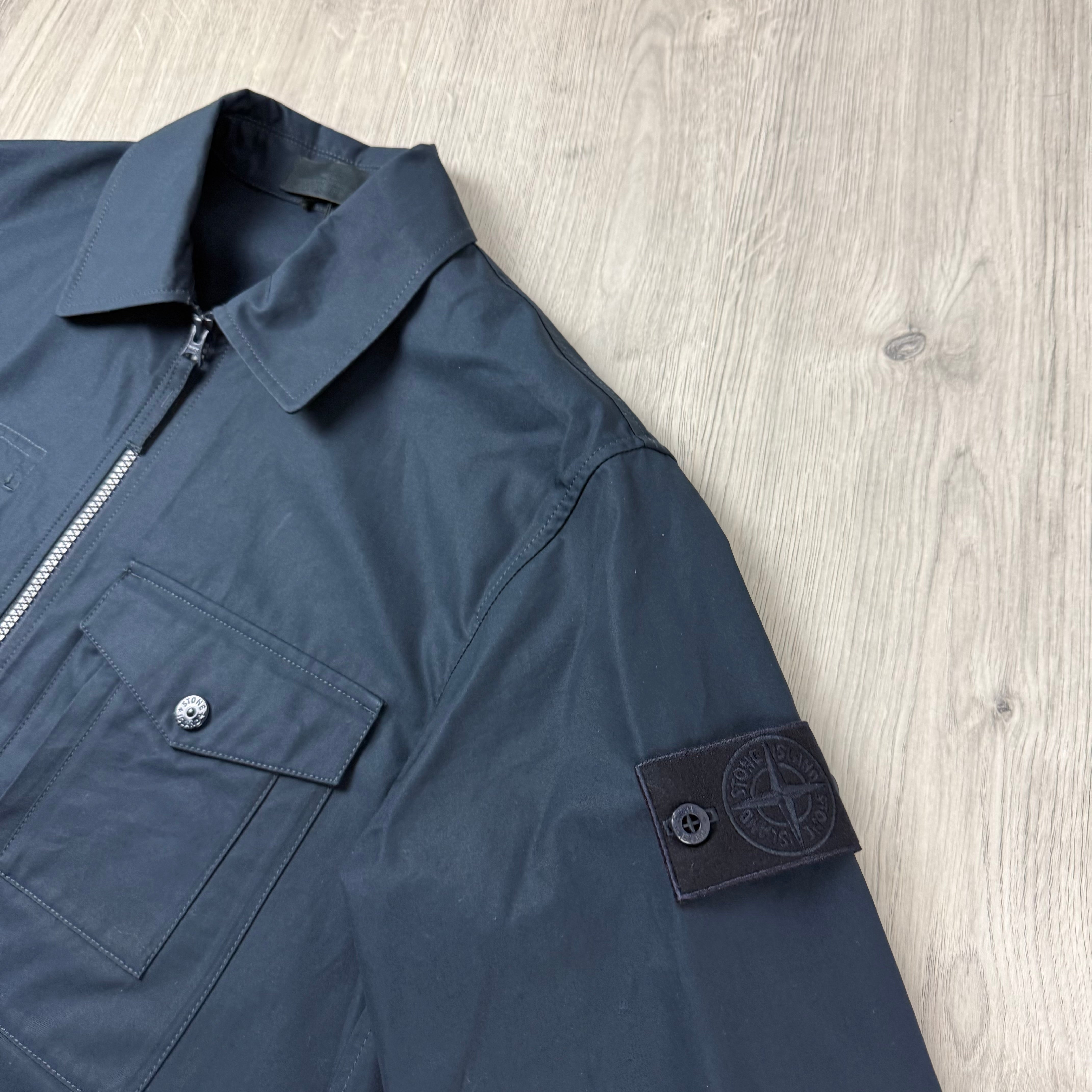 Stone Island Ghost Overshirt - Navy