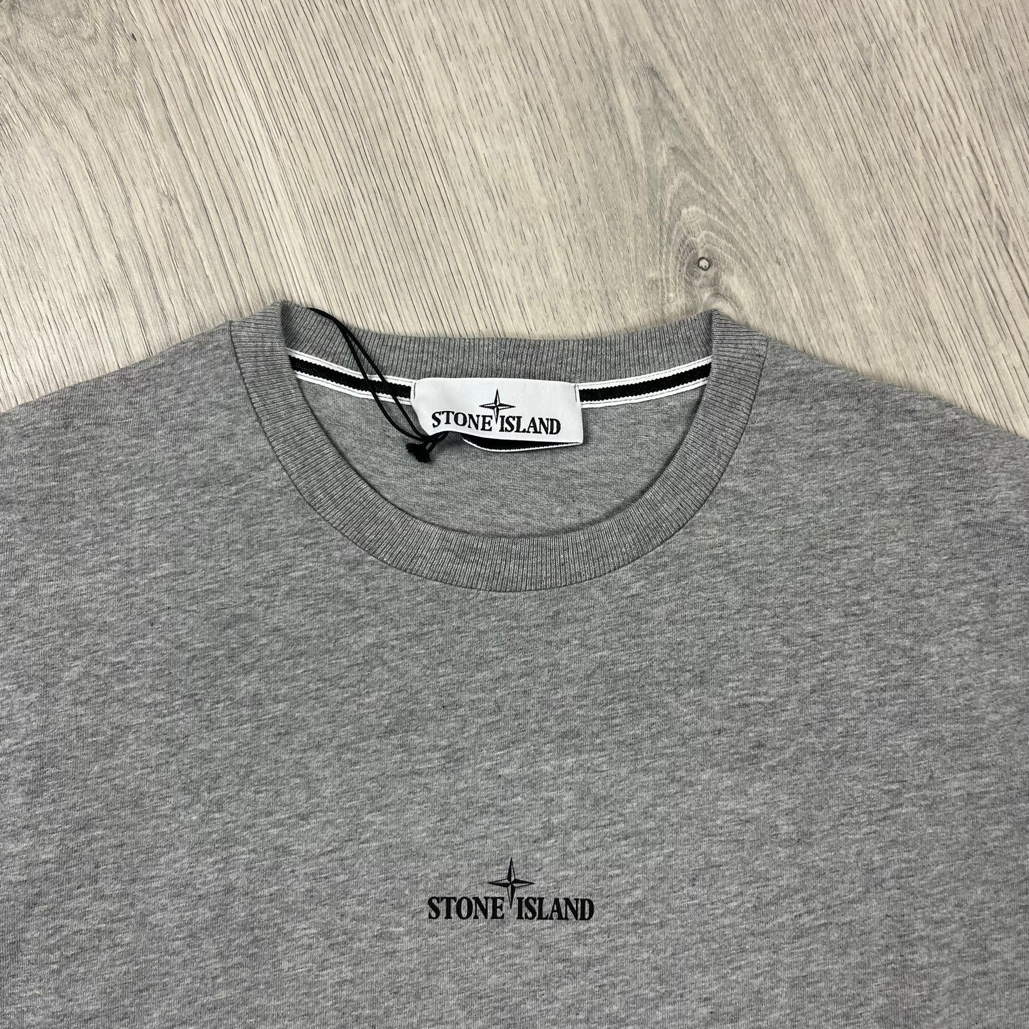 Stone Island Printed T-Shirt - Grey