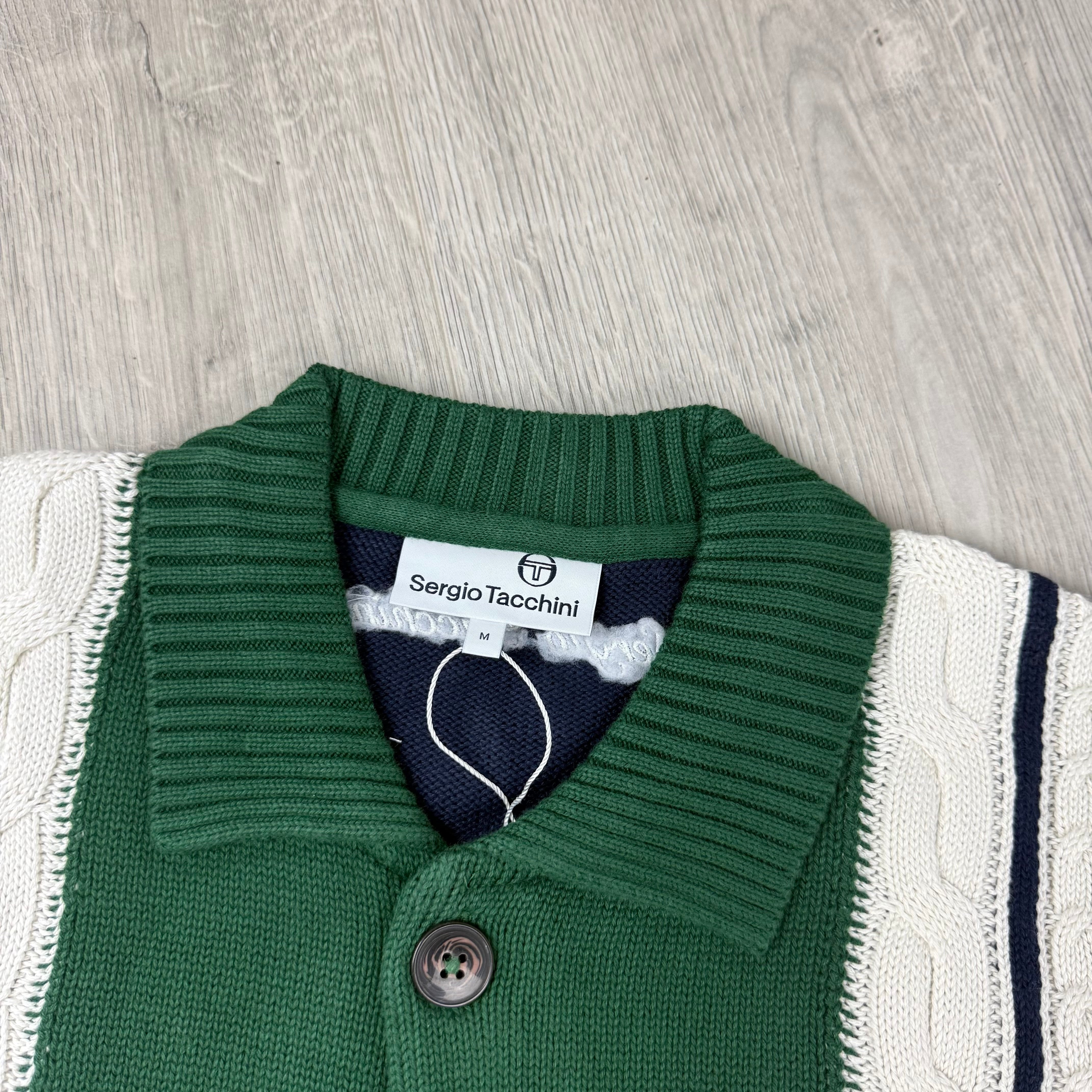 Sergio Tacchini 'Bruni' Knit Track Jacket - Maritime Blue