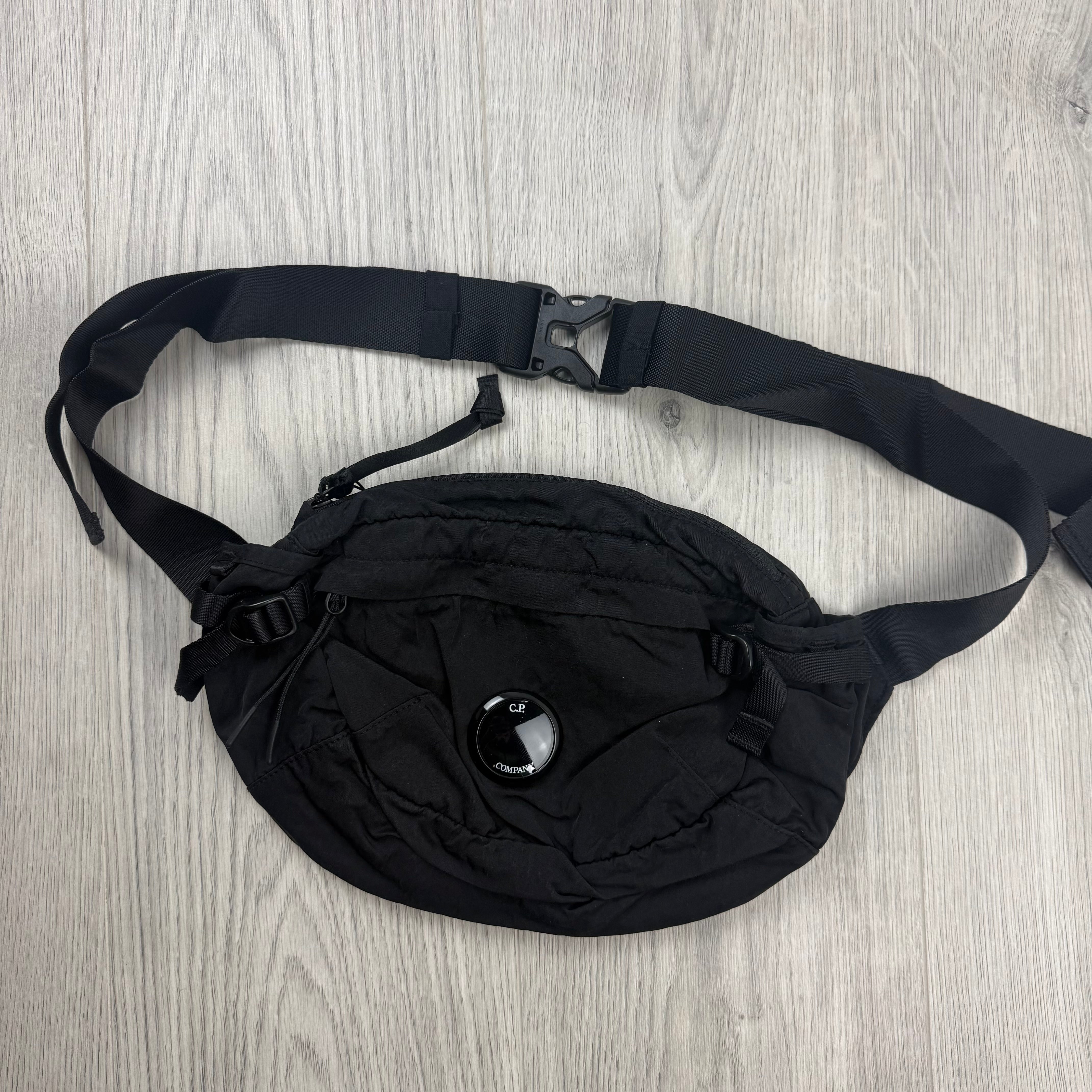 CP Company Zip Chrome Bag - Black