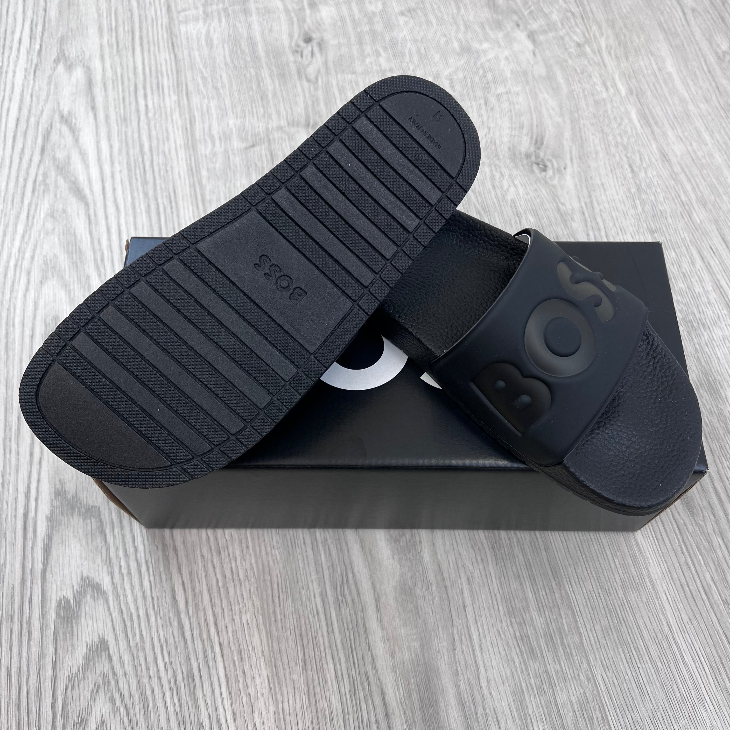 Hugo Boss Slides - Black