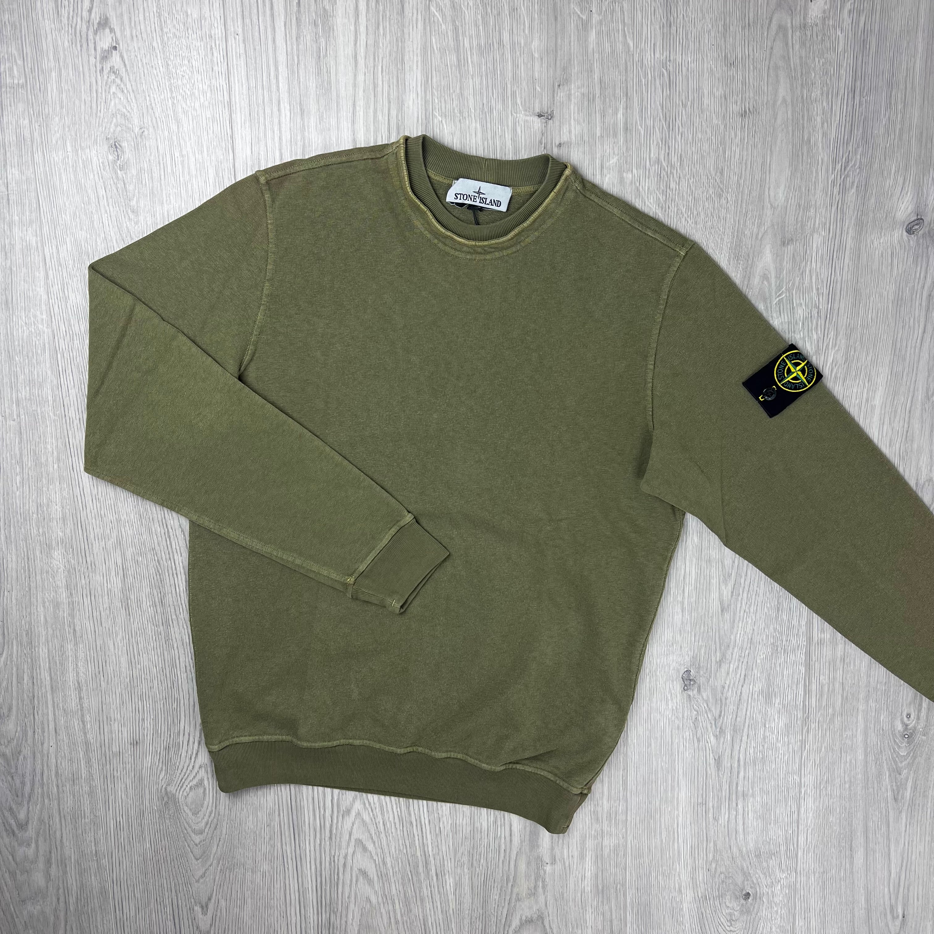 Stone Island Malife 'Old' Sweatshirt - Military