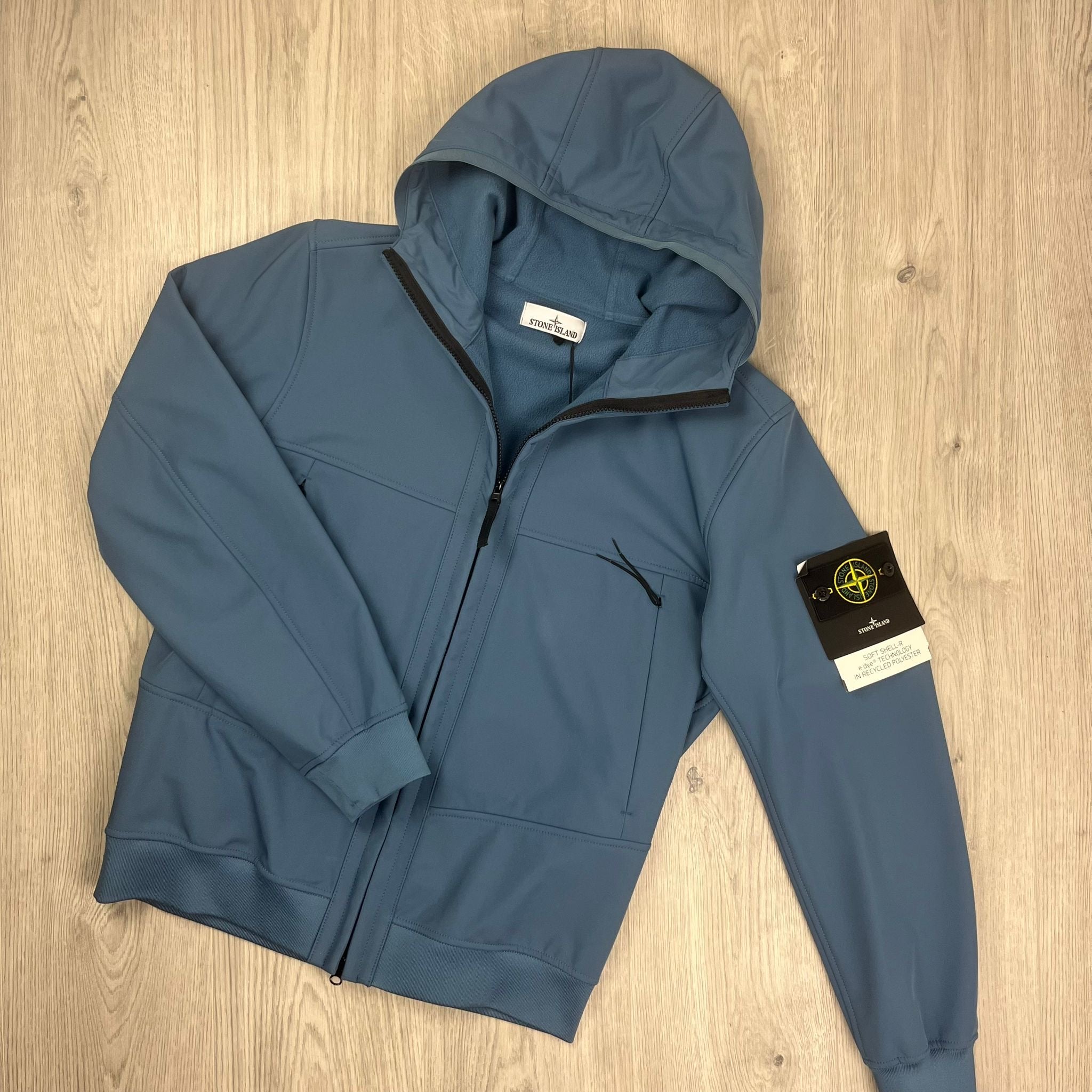 Stone Island Shell Jacket - Avio Blue