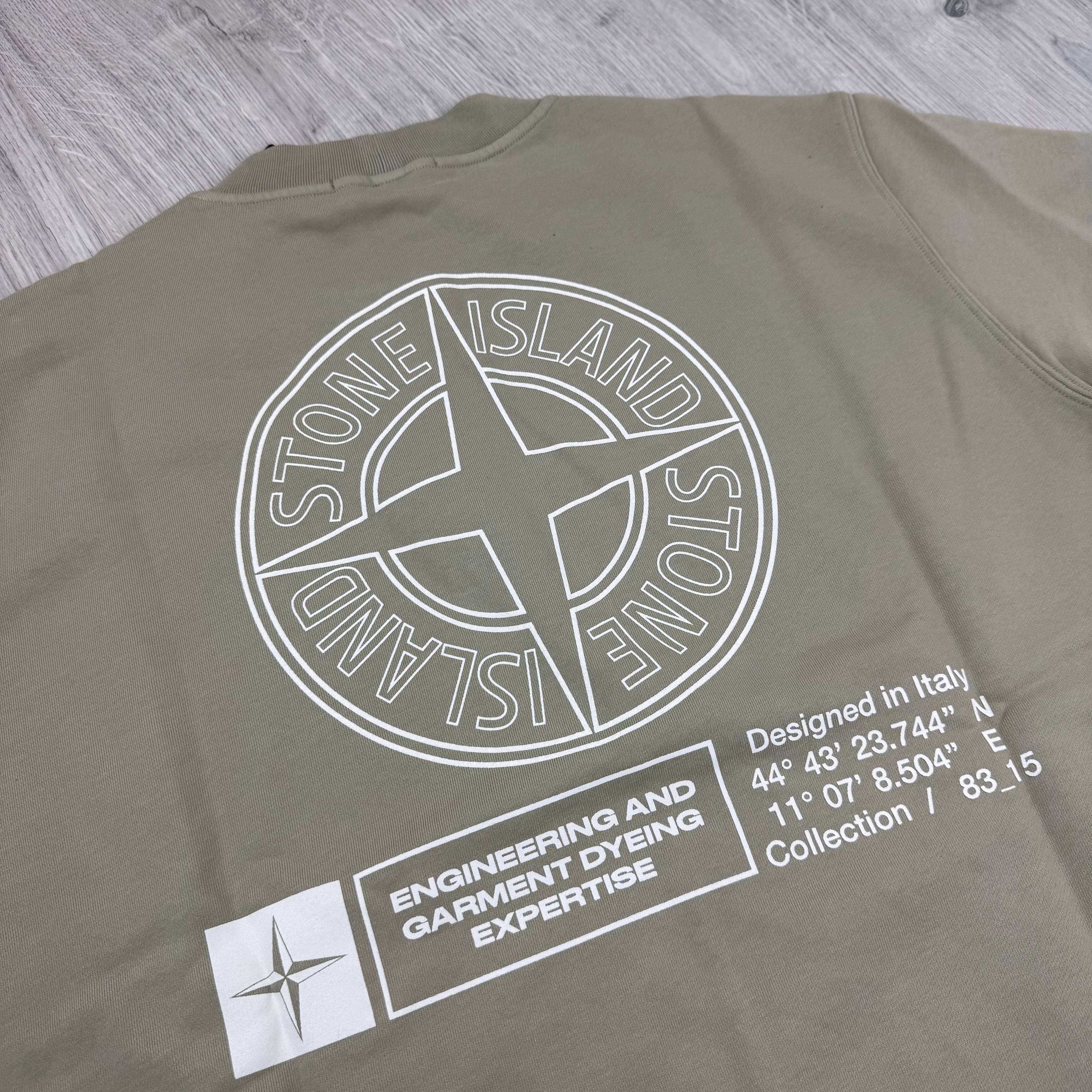 Stone Island Printed Sweatshirt - Desert