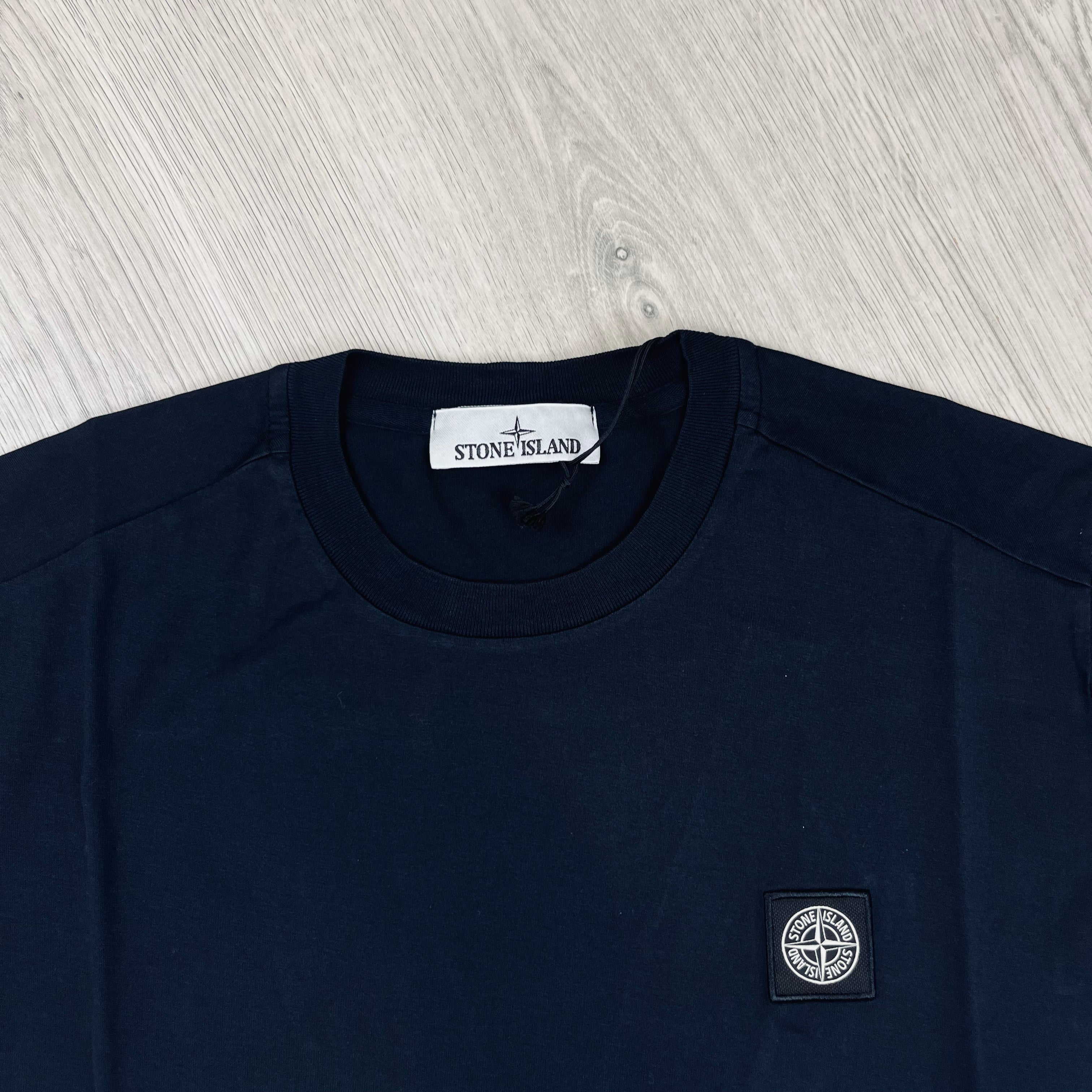 Stone Island Patch T-Shirt - Navy