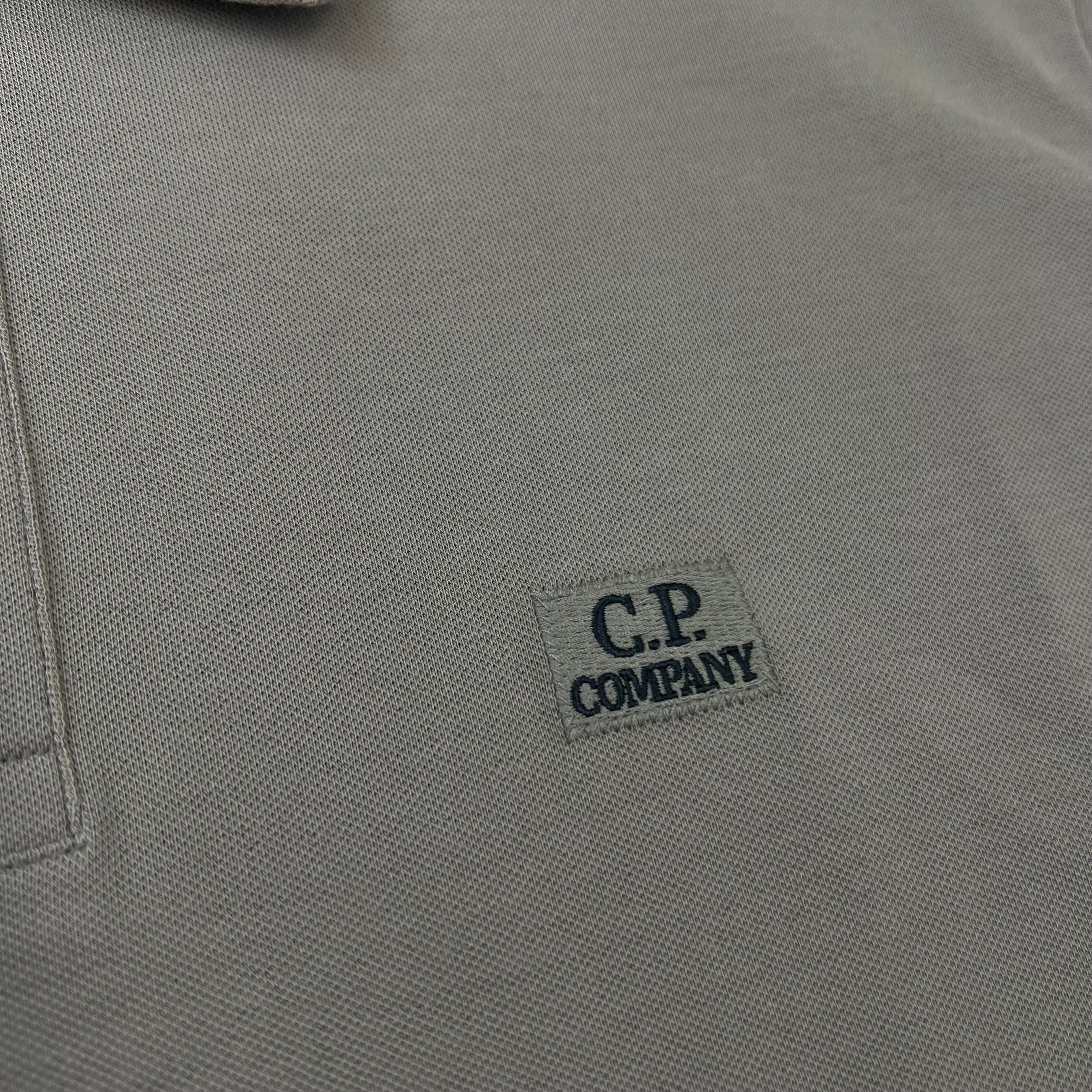 CP Company Piquet Polo Shirt - Fallen Rock