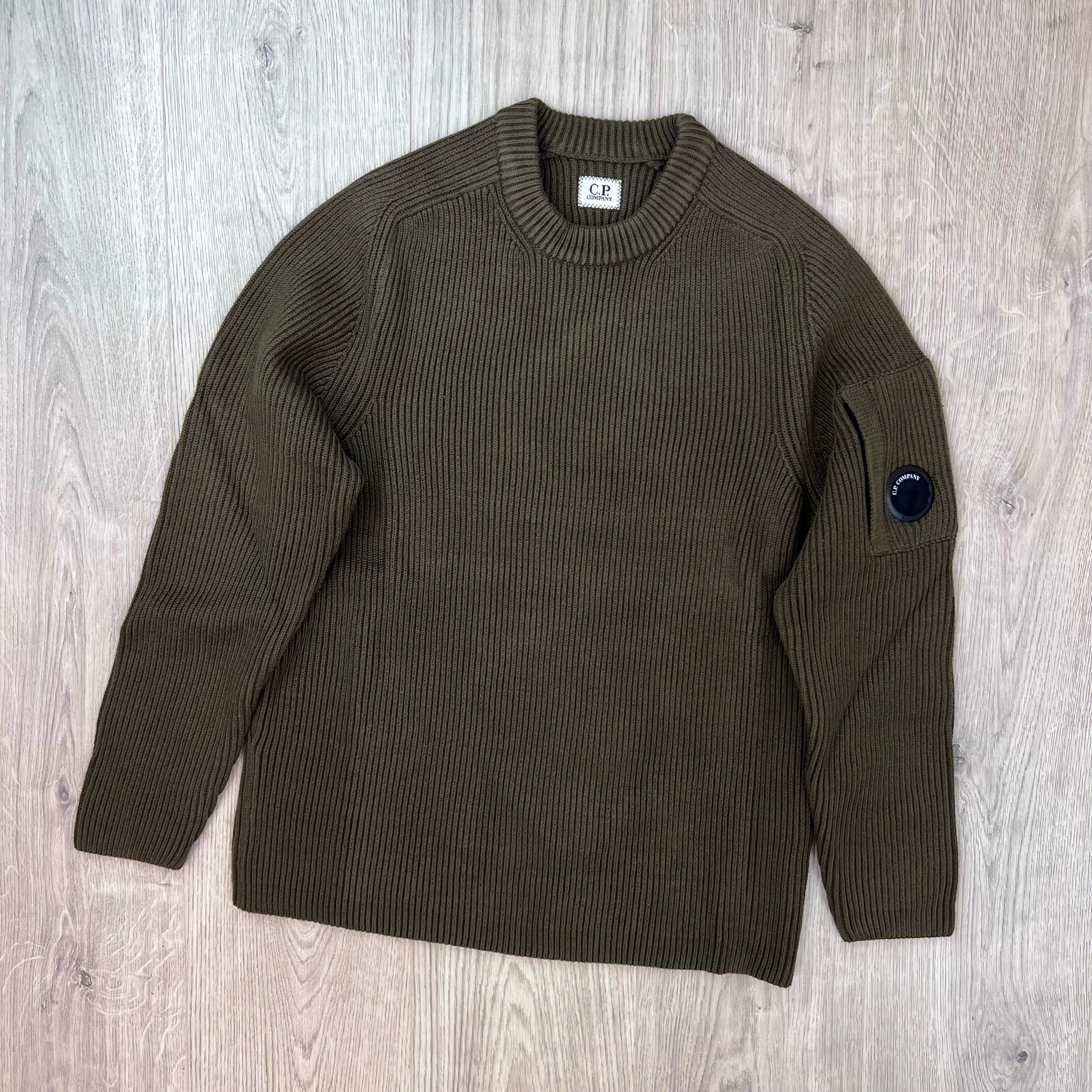 CP Company Knit Sweatshirt - Ivy Green