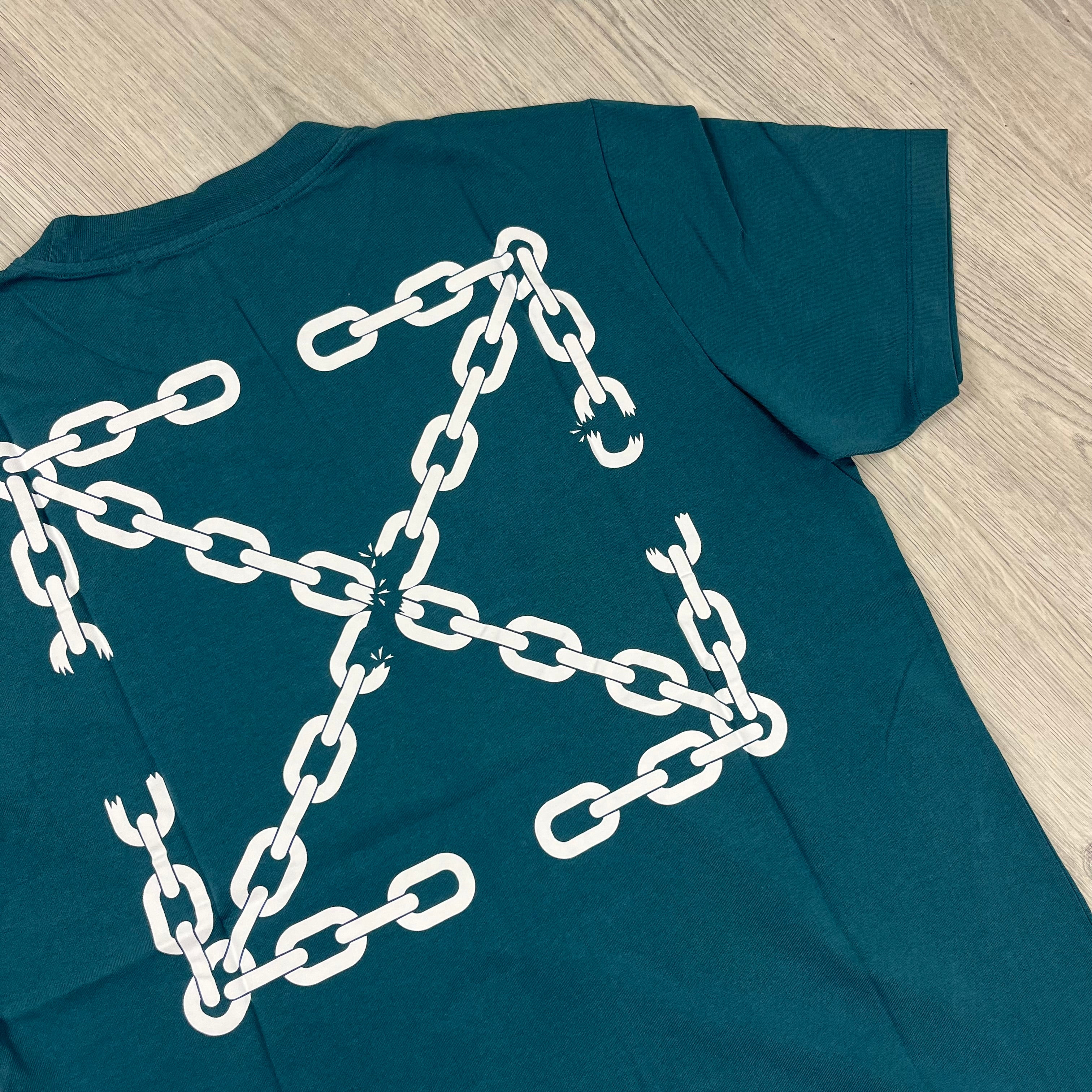 Off-White Chain T-Shirt - Duck Green