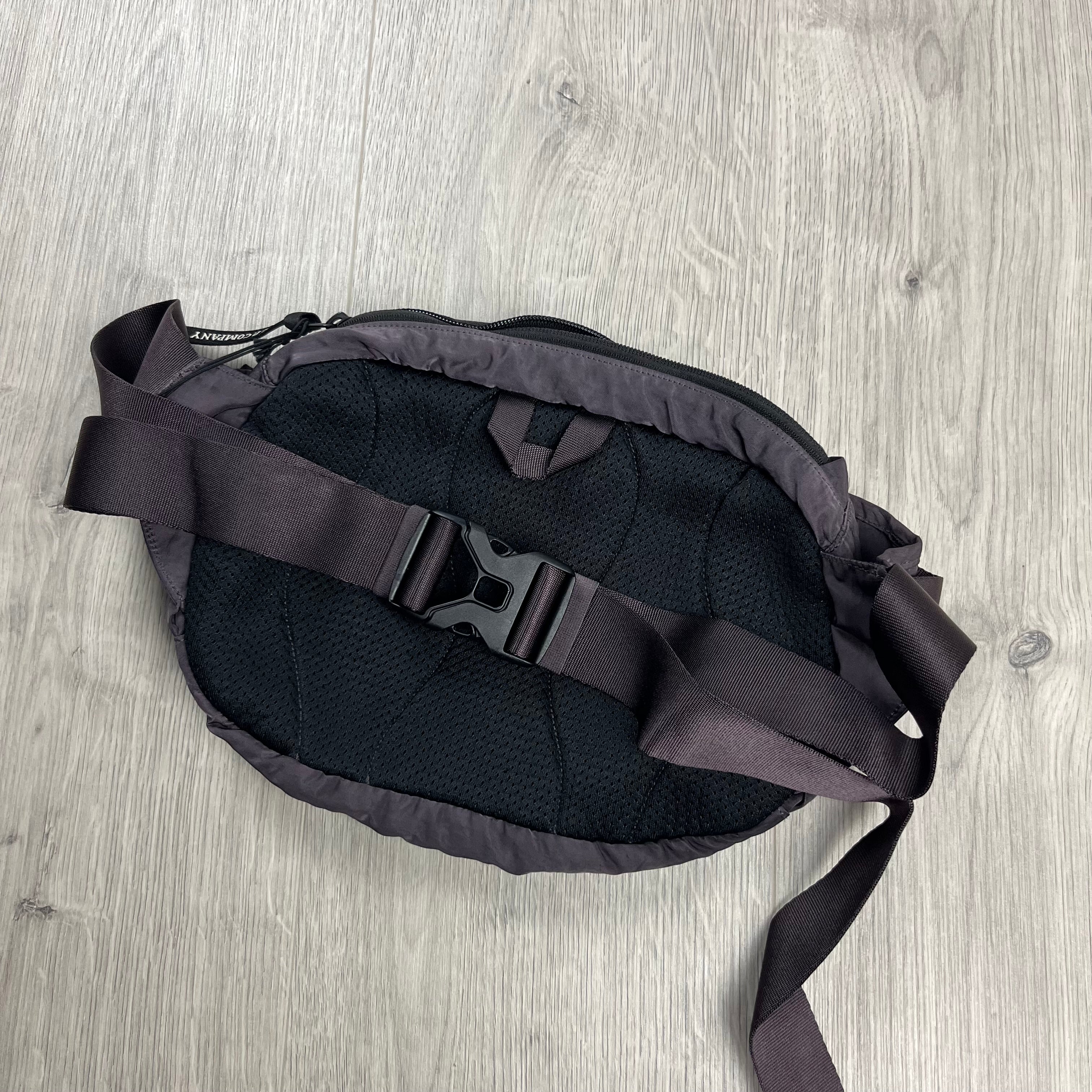 CP Company Nylon B Crossbody Bag in Boulevard Grey. On sale at Open Attire.