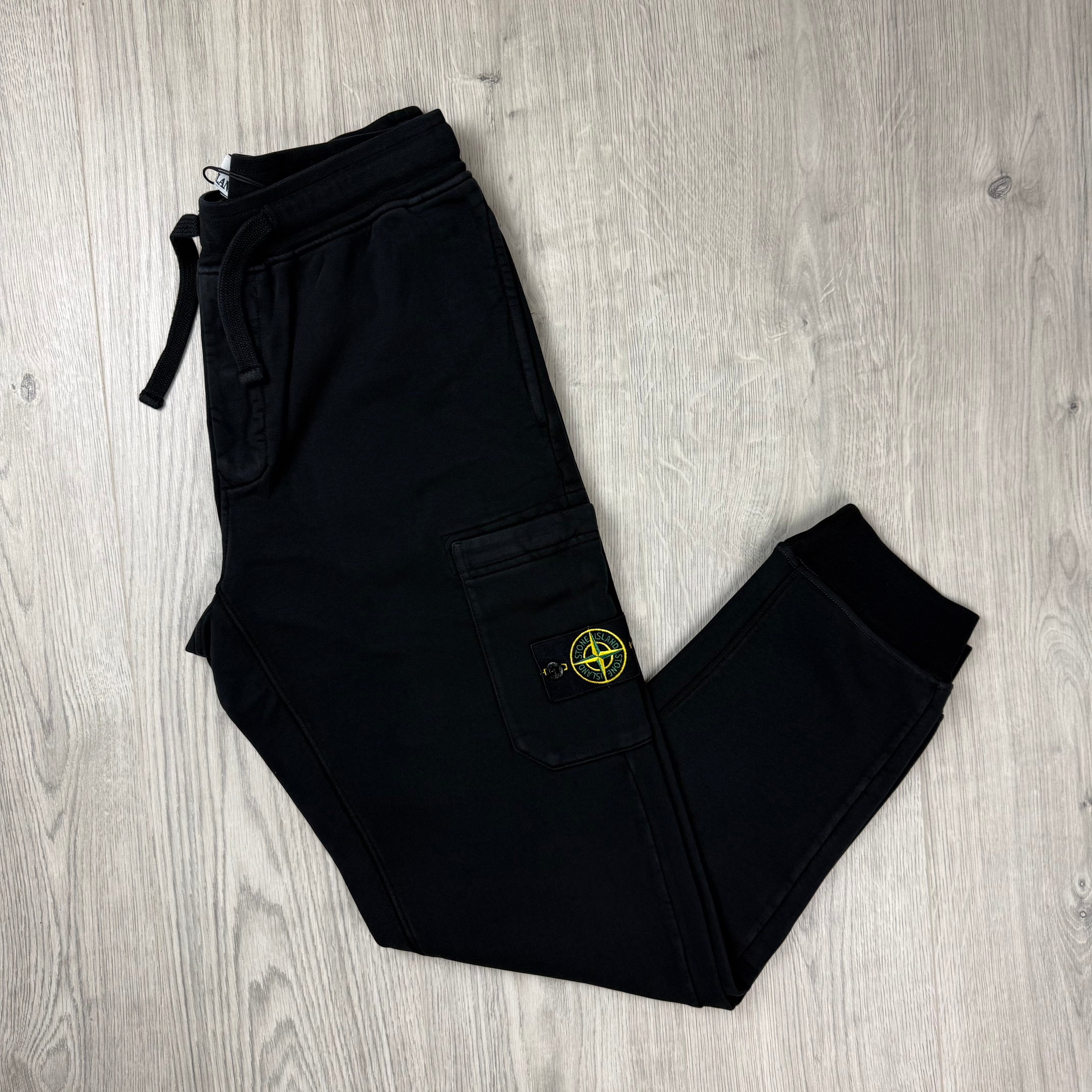 Stone Island Dyed Sweatpants - Black