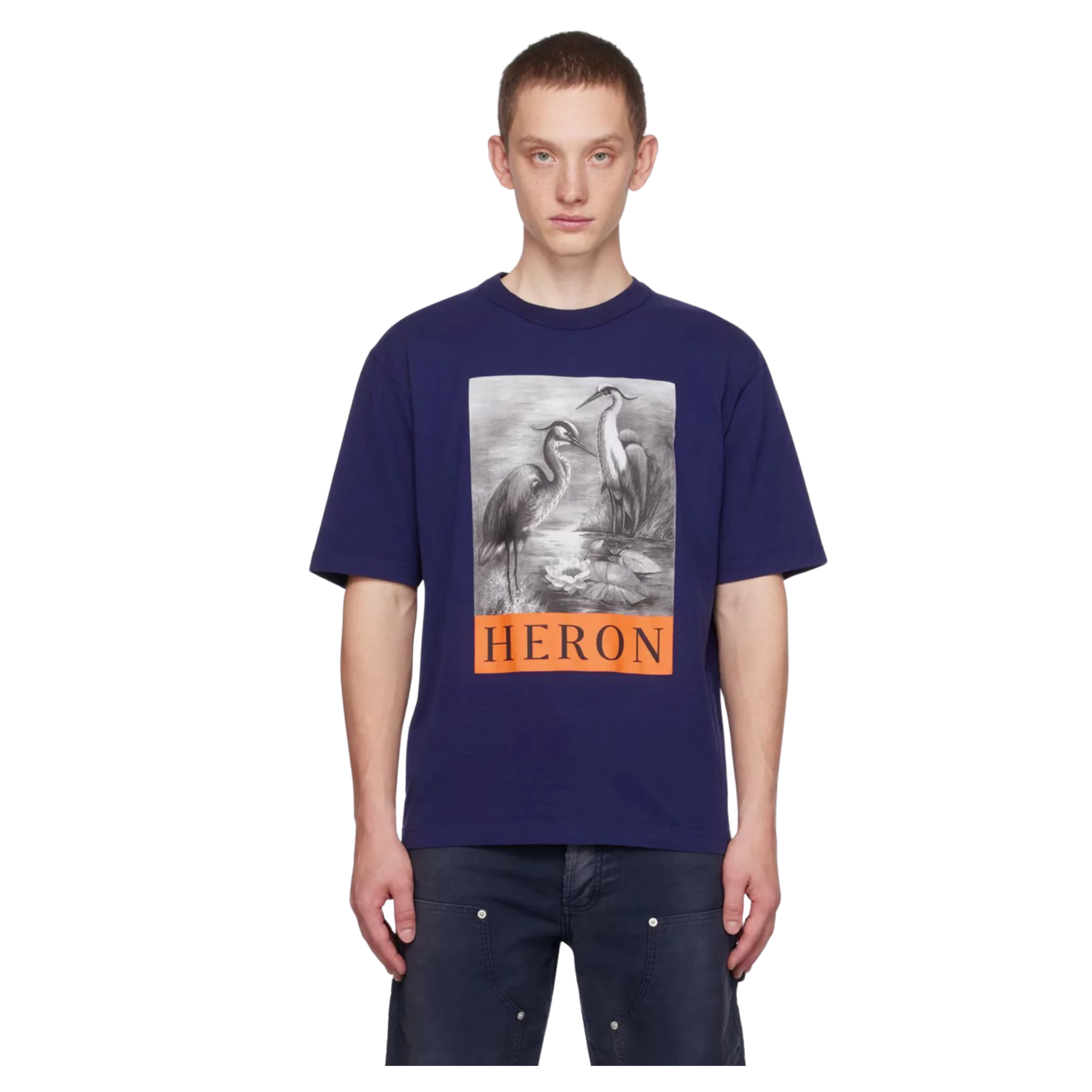 Heron Preston Graphic T-Shirt - Navy