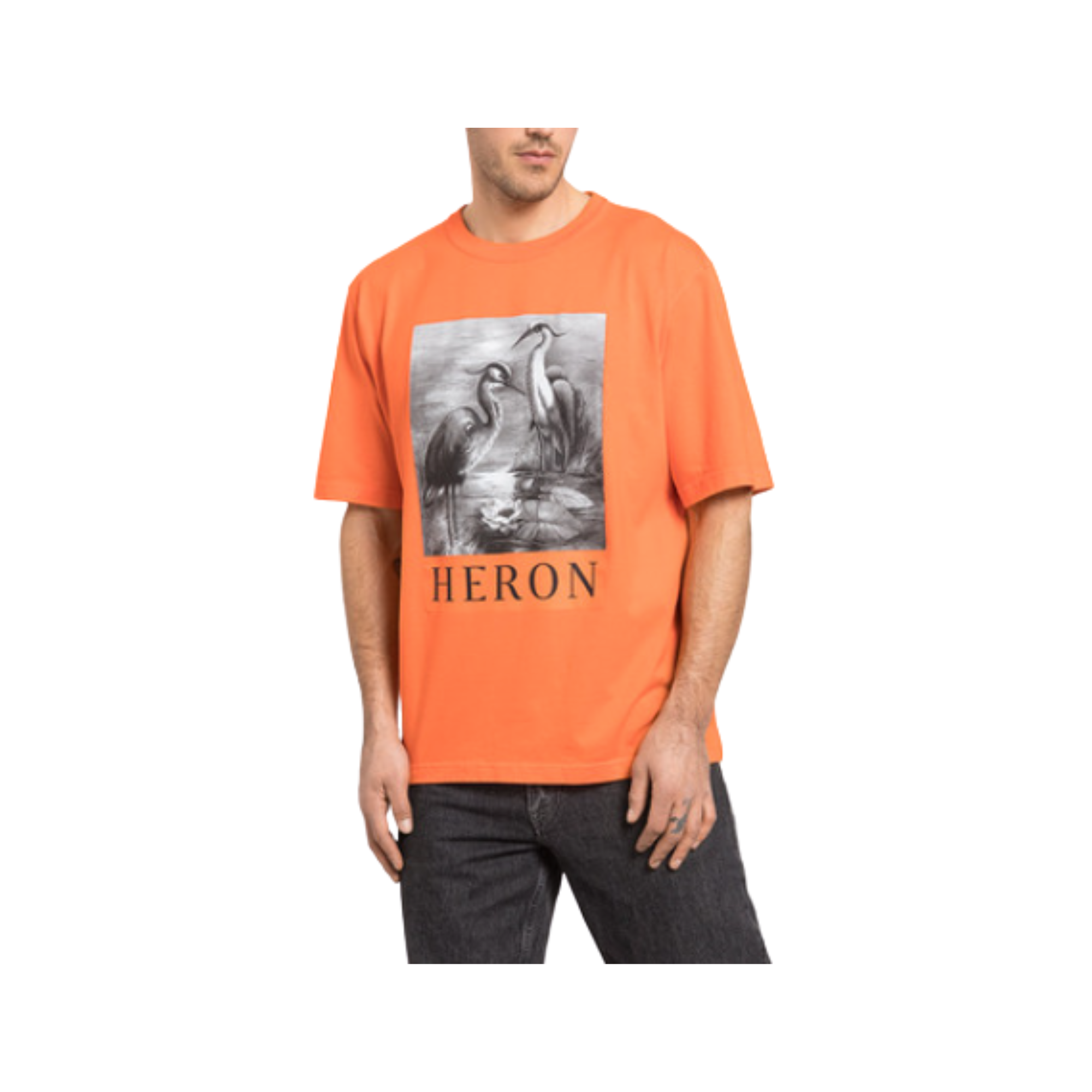 Heron Preston Graphic T-Shirt - Orange