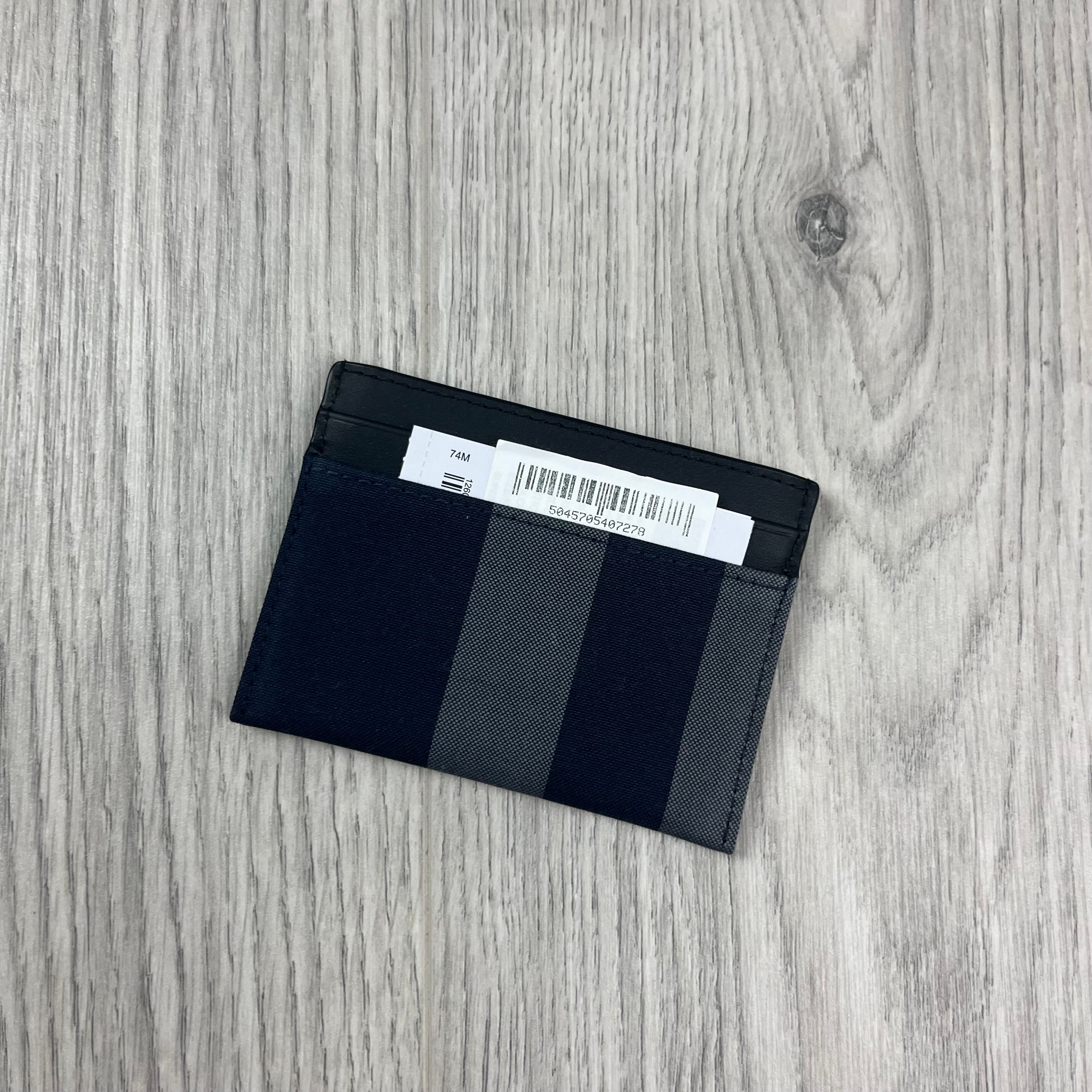 Burberry 'Sandon'Cardholder in Navy Blue. On sale at Open Attire.