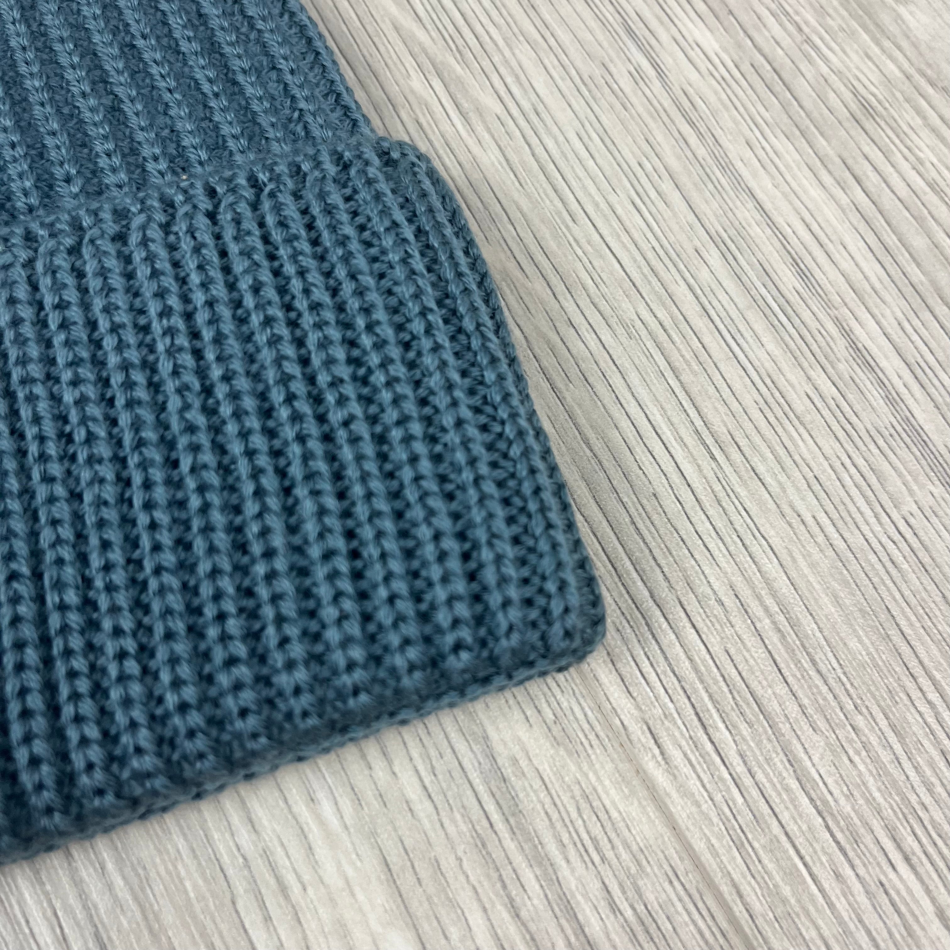 Men's CP Company Metropolis Series Beanie in Orion Blue. On sale at Open Attire.