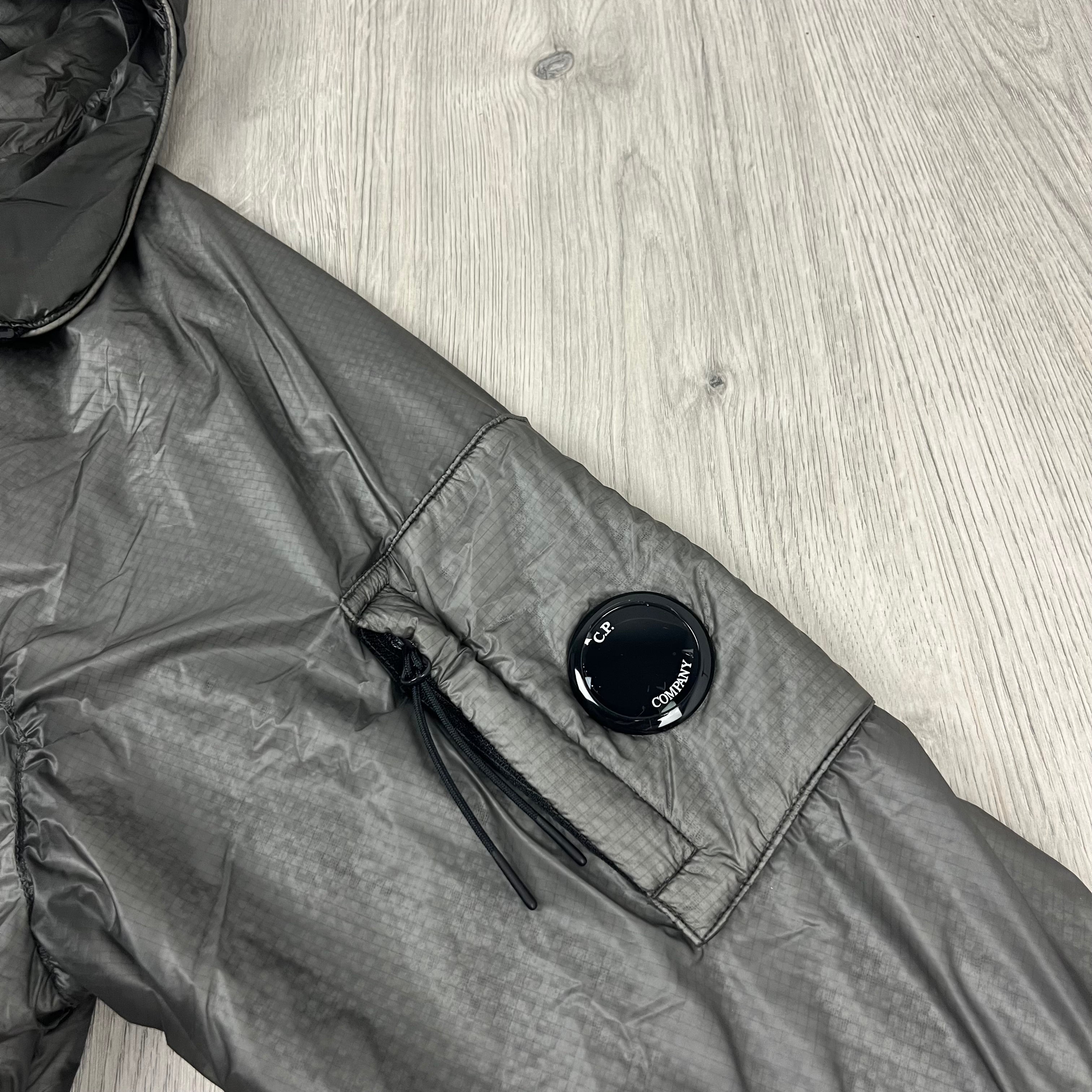 CP Company Nada Shell Jacket in Smoked Pearl. On sale at Open Attire.