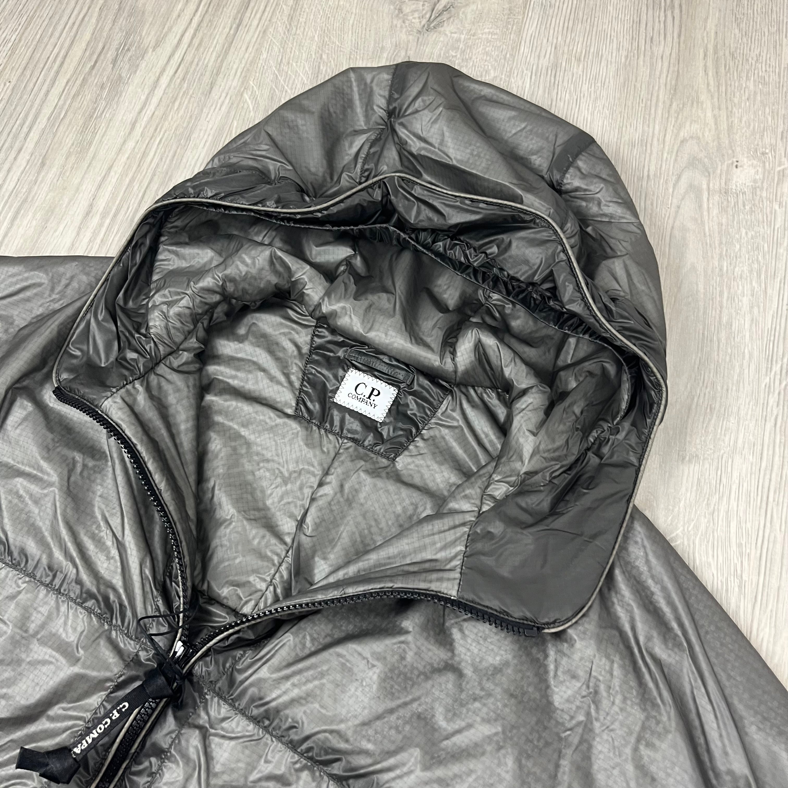 CP Company Nada Shell Jacket in Smoked Pearl. On sale at Open Attire.