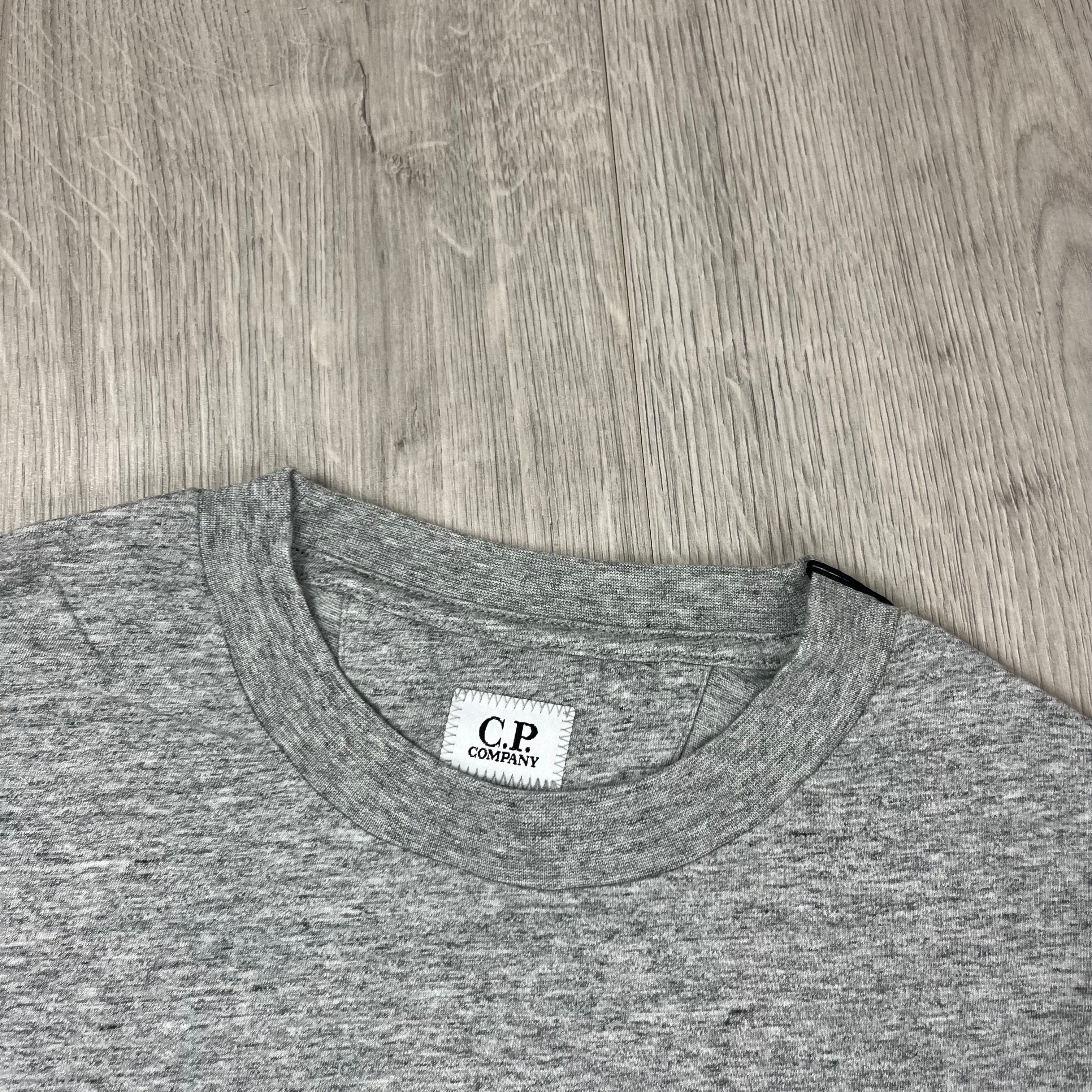 CP Company Sailor T-Shirt in Greystone Melange. On sale at Open Attire.