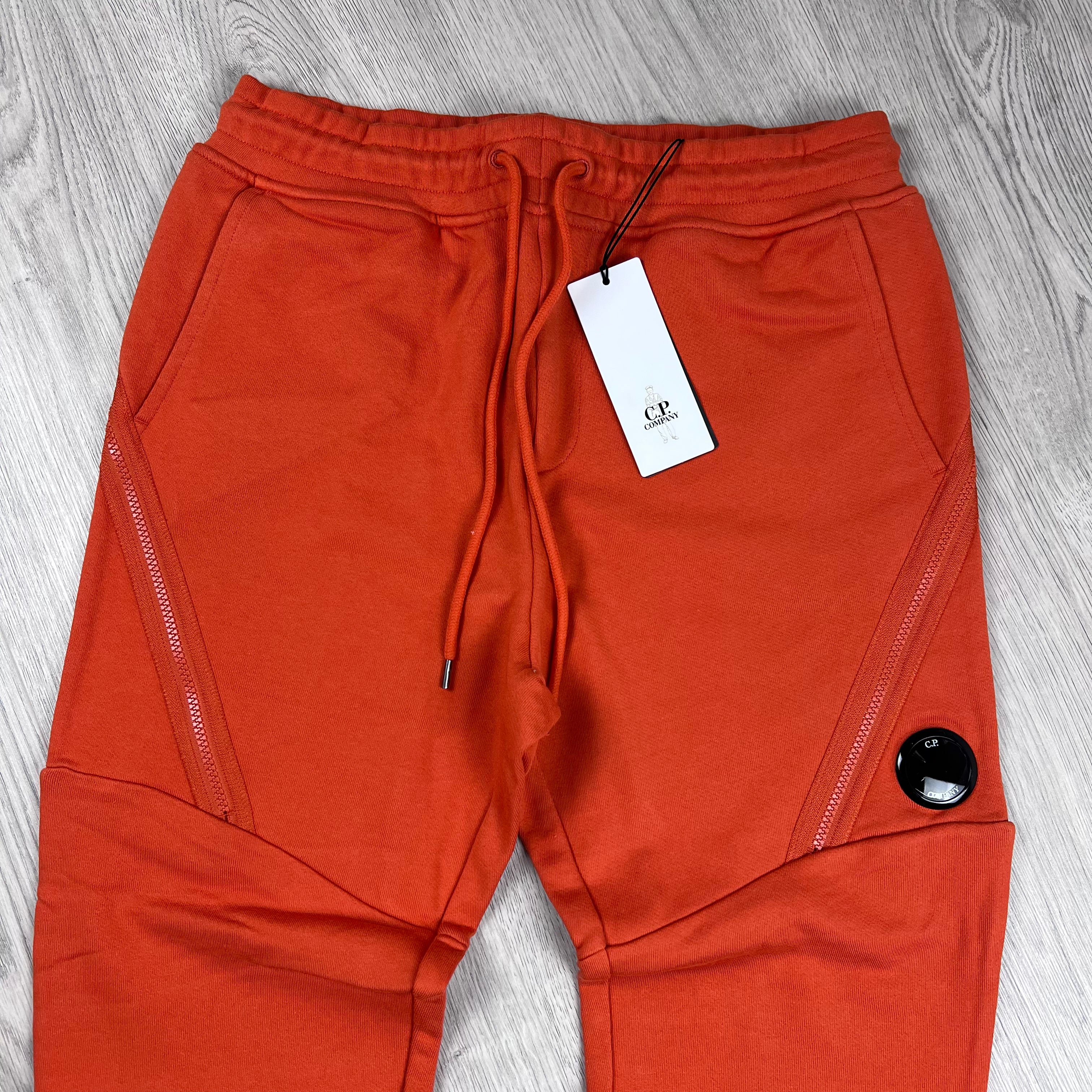 CP Company Raised Fleece Sweatpants - Pumpkin