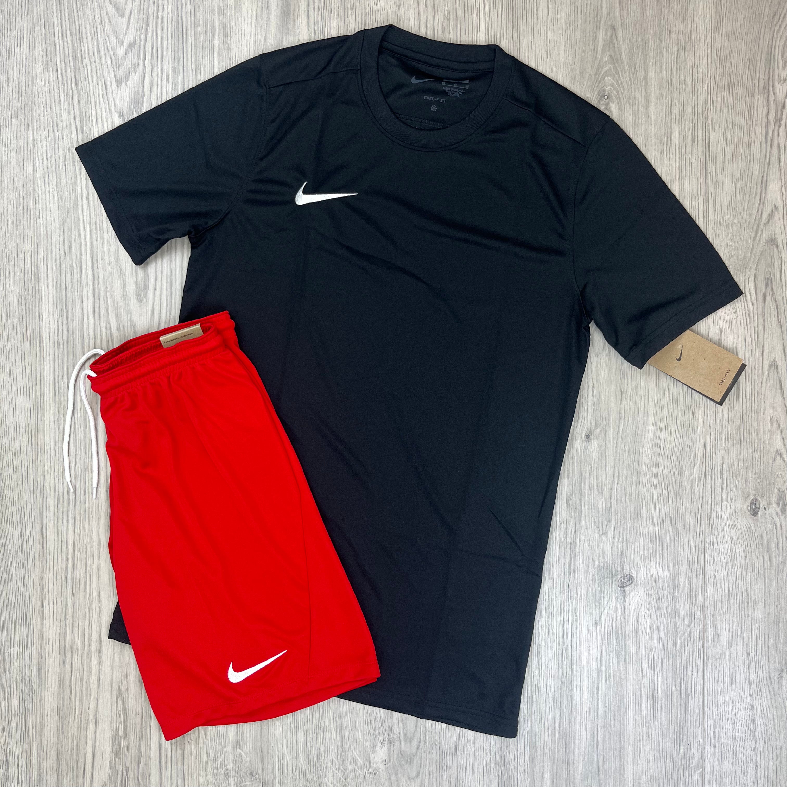 Nike Dri-Fit Set - Black/Red