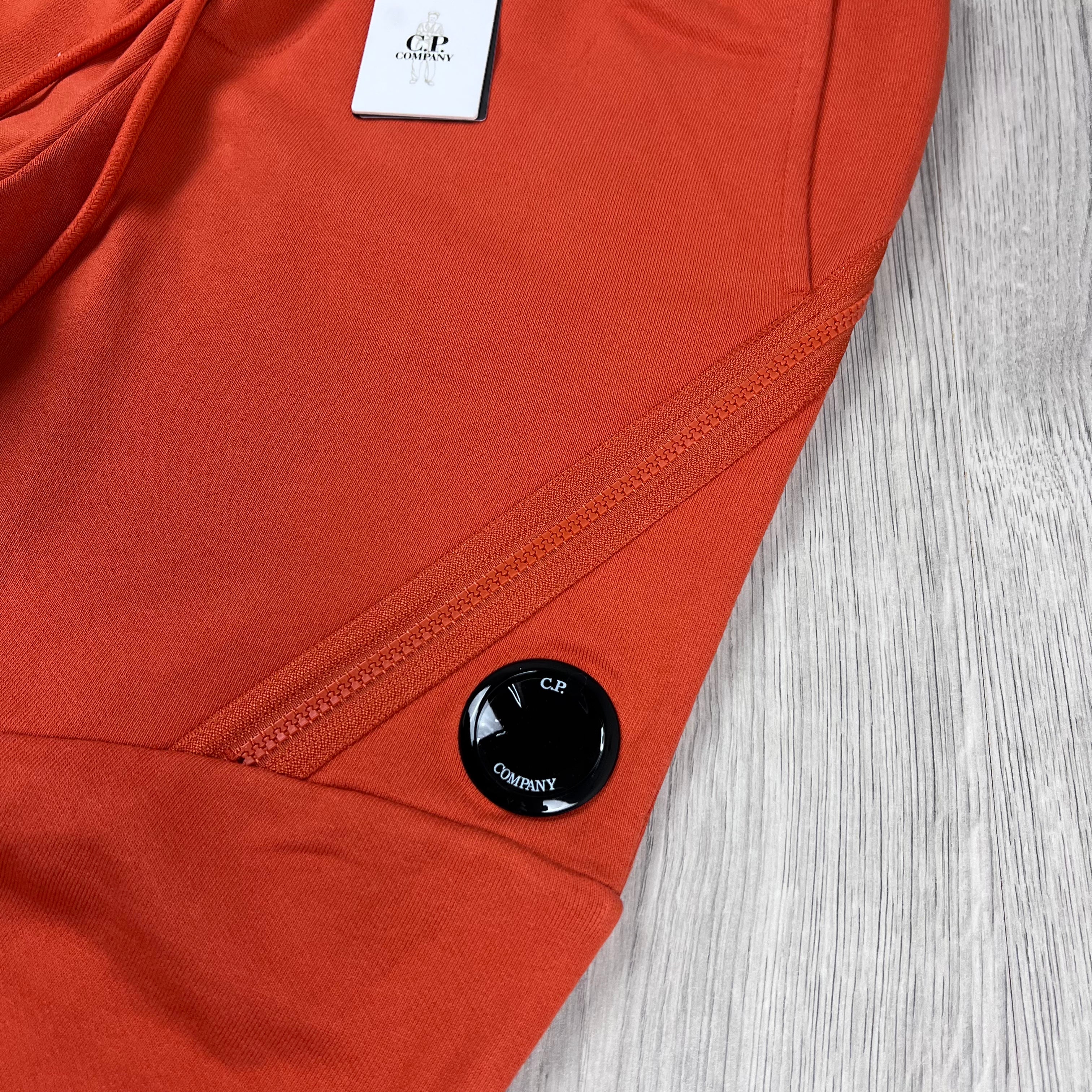 CP Company Raised Fleece Sweatpants - Pumpkin