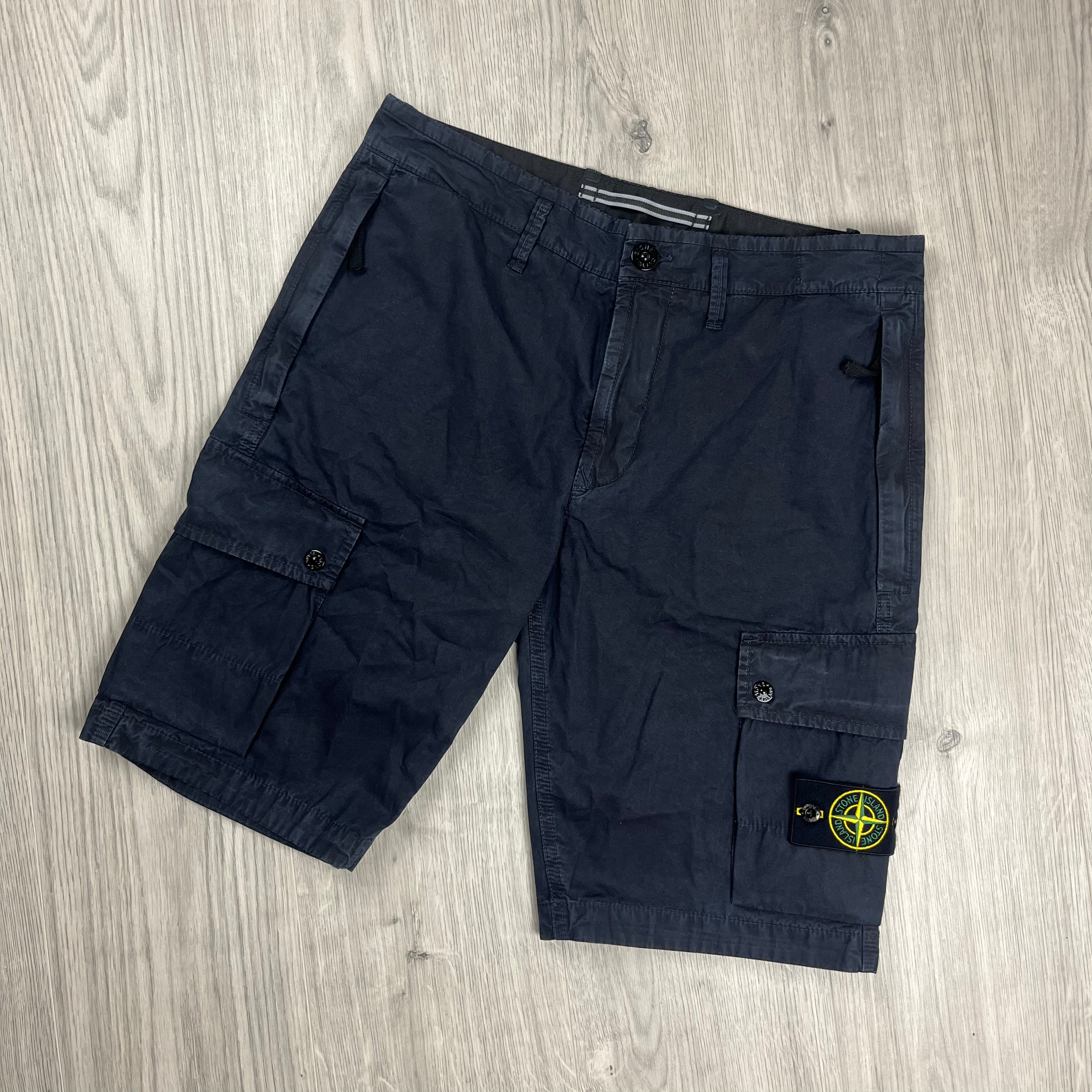 Stone Island Cargo Shorts - Navy