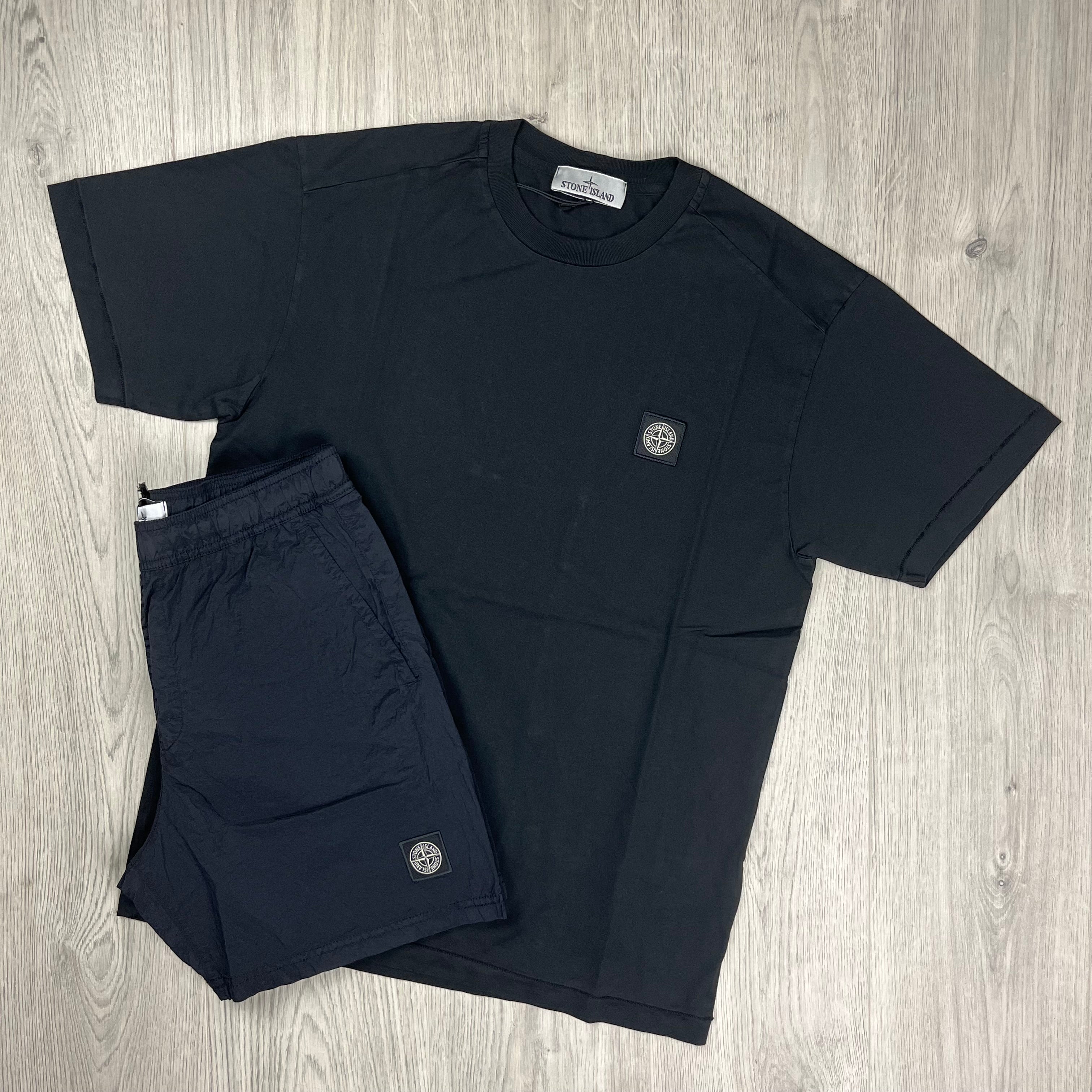 Stone Island Holiday Set in Black. On sale at Open Attire.