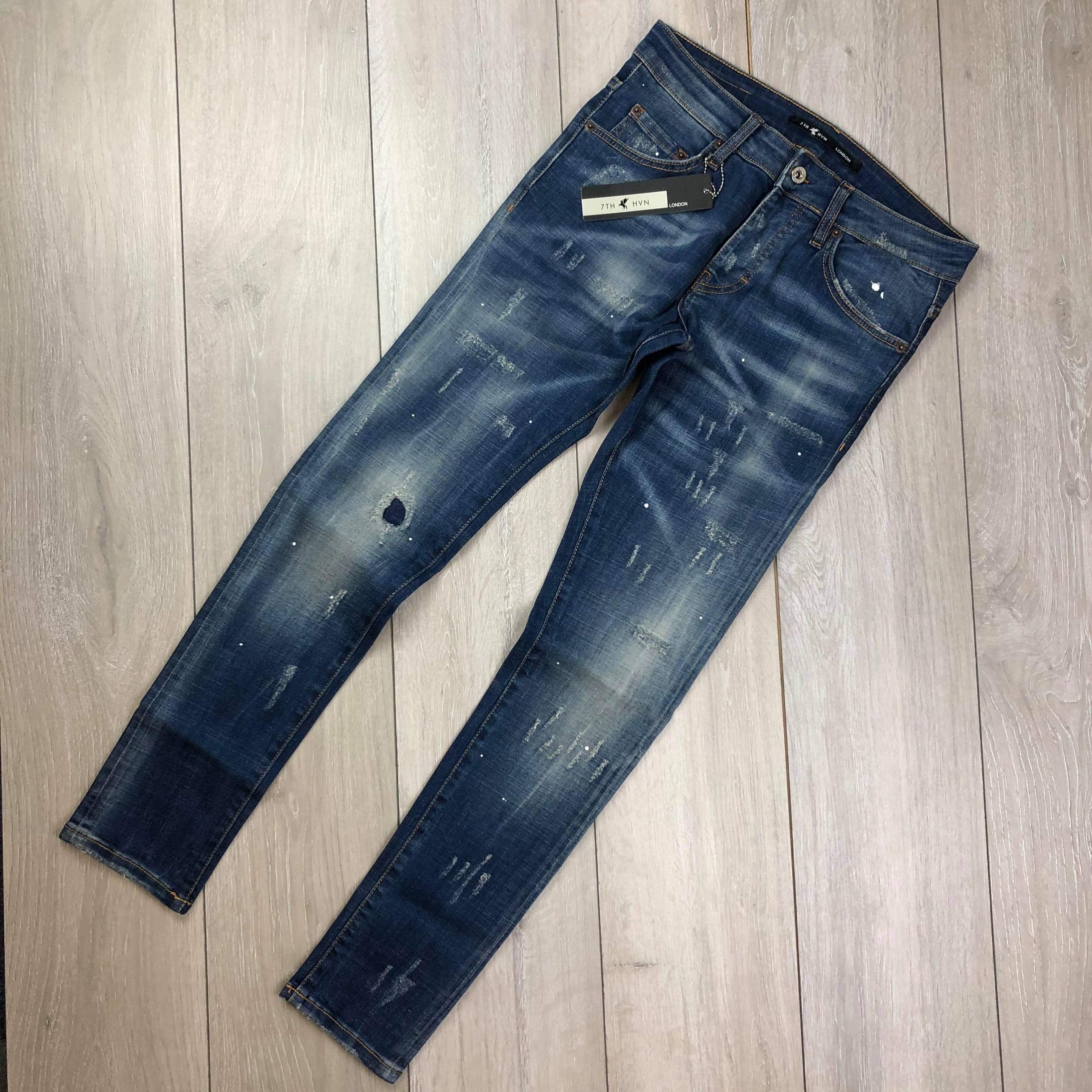 7TH HVN Slim Jeans - Blue