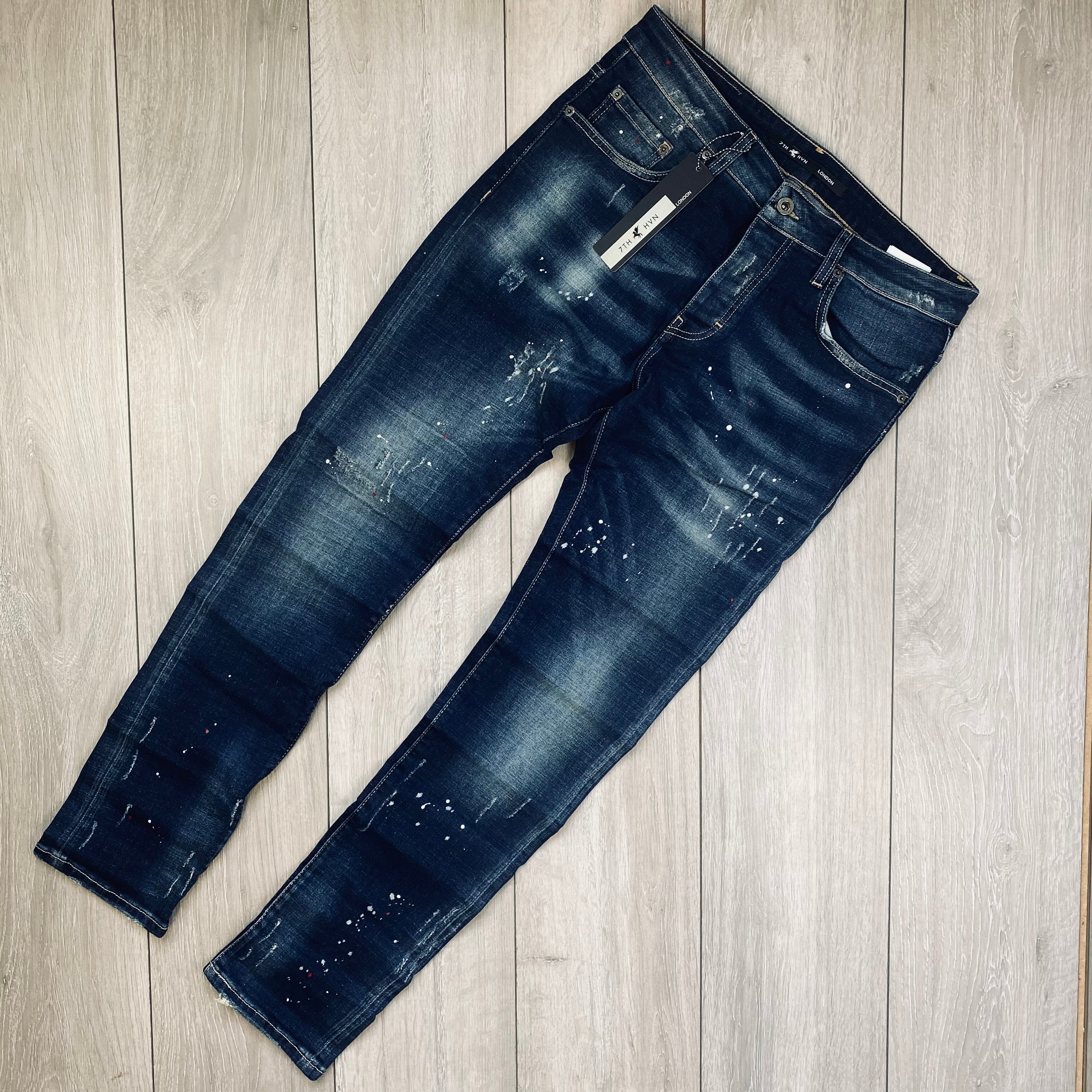 7TH HVN Slim Jeans - Blue