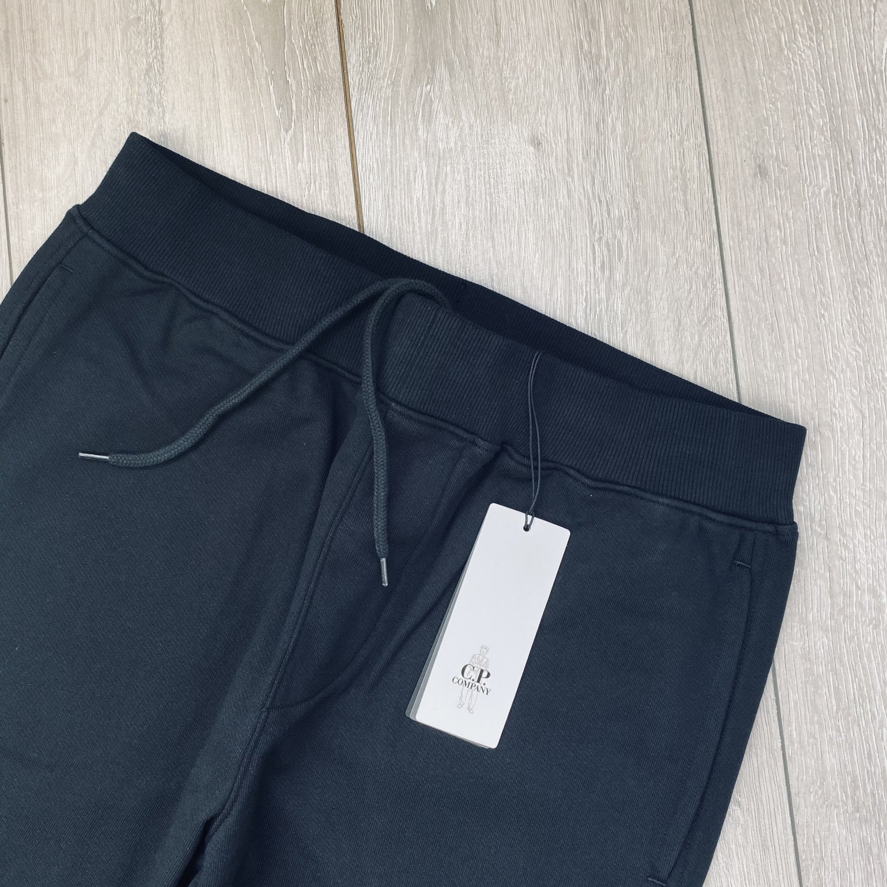 CP Company Raised Fleece Sweatpants - Black